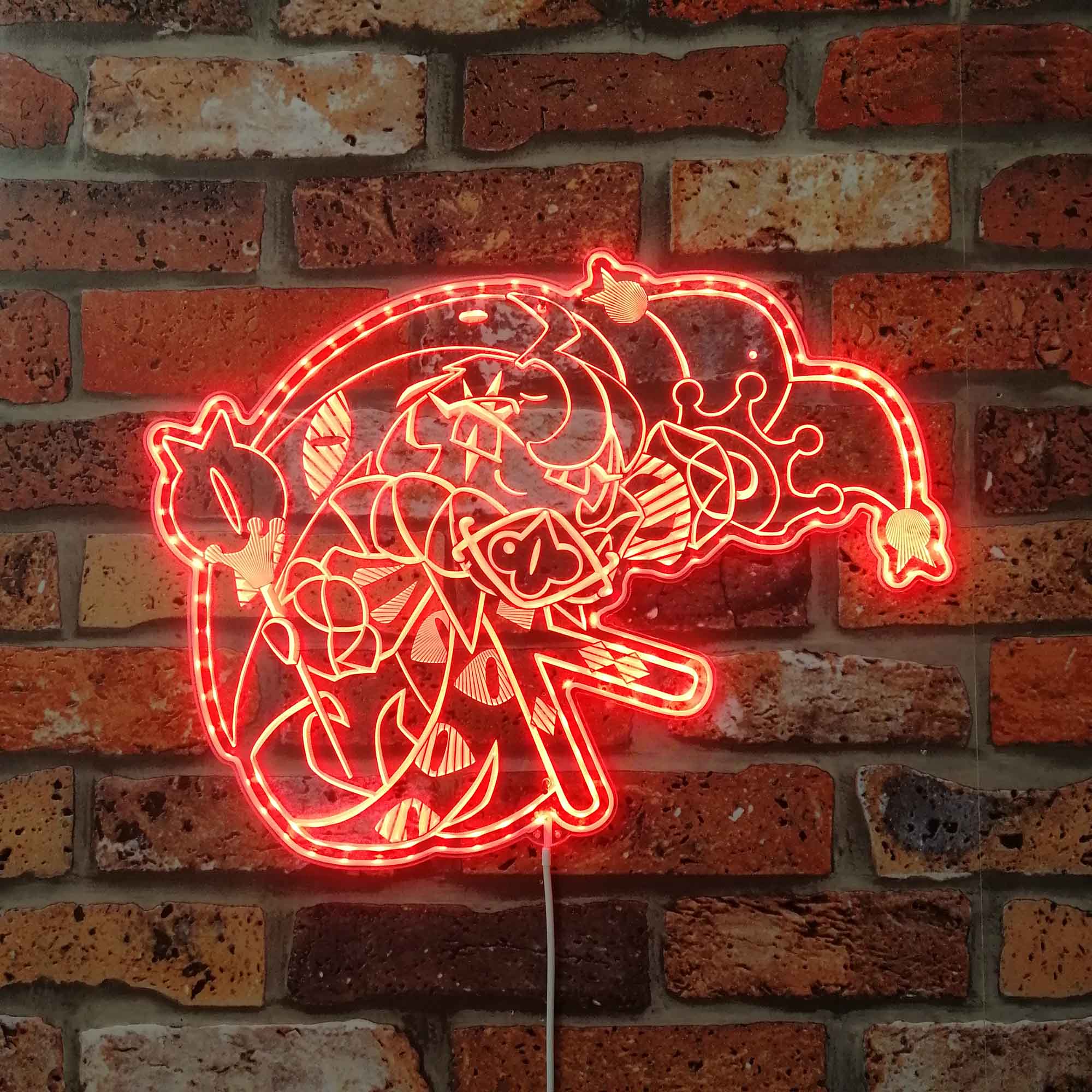 Shadow Milk Cookie Run Kingdom Neon Neon LED Sign with Dynamic RGB Colors