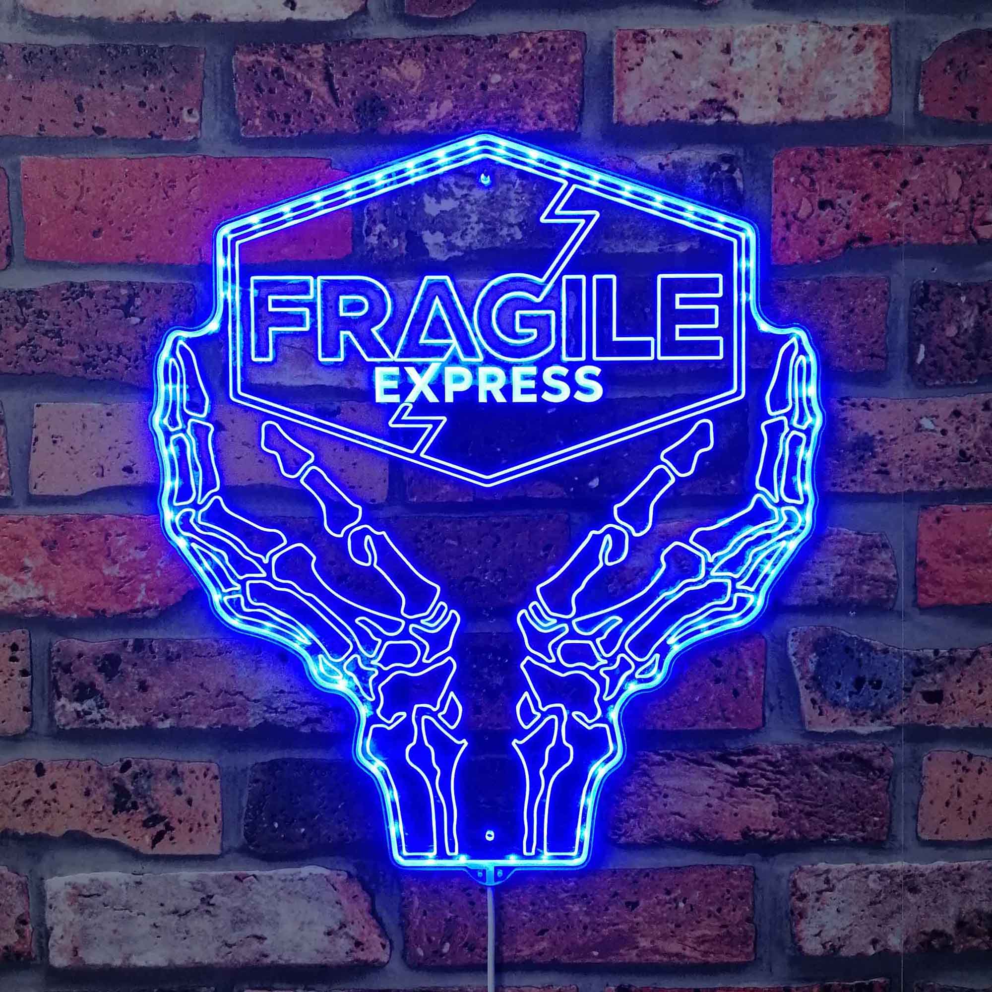Death Stranding Fragile Express Neon LED Sign with Dynamic RGB Colors