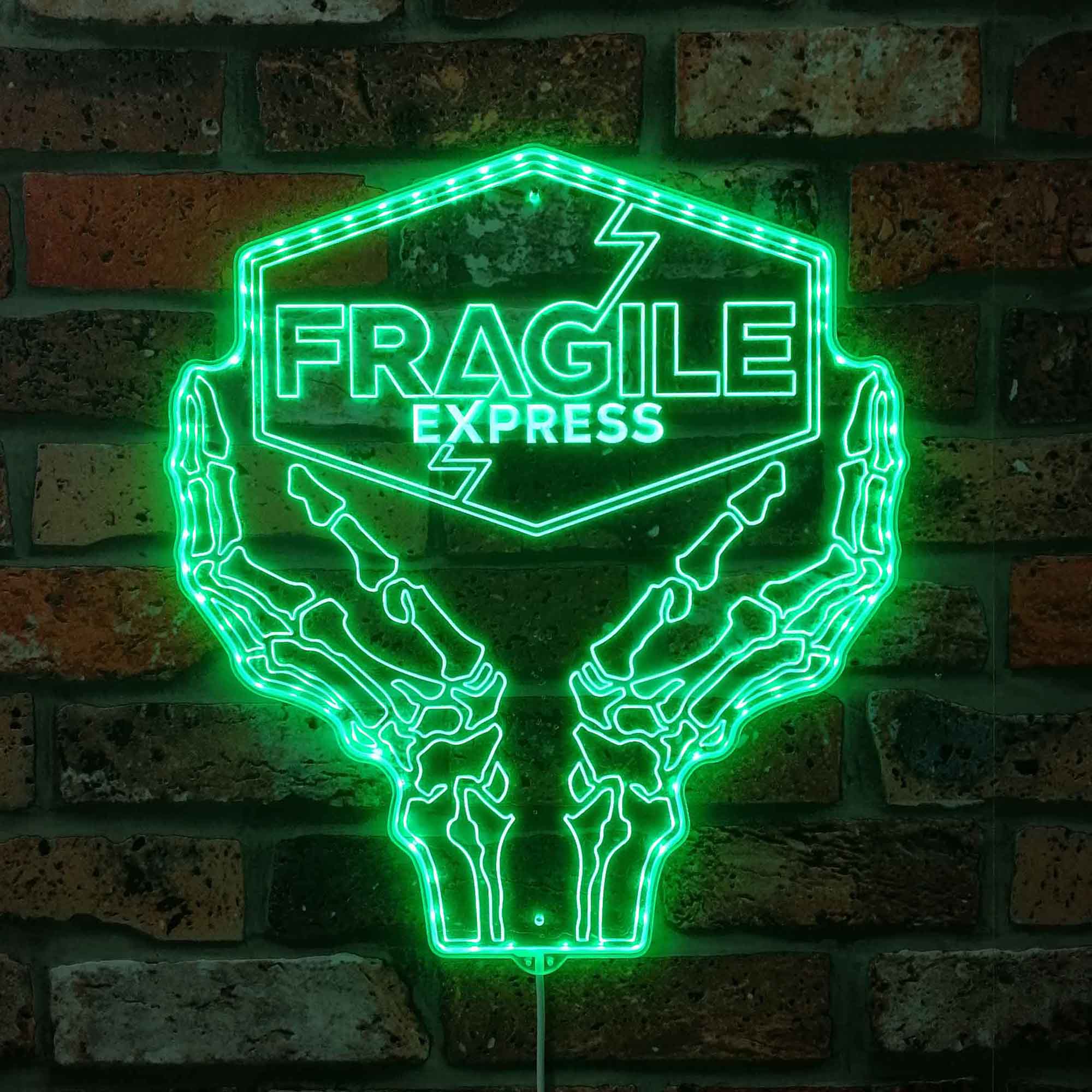 Death Stranding Fragile Express Neon LED Sign with Dynamic RGB Colors