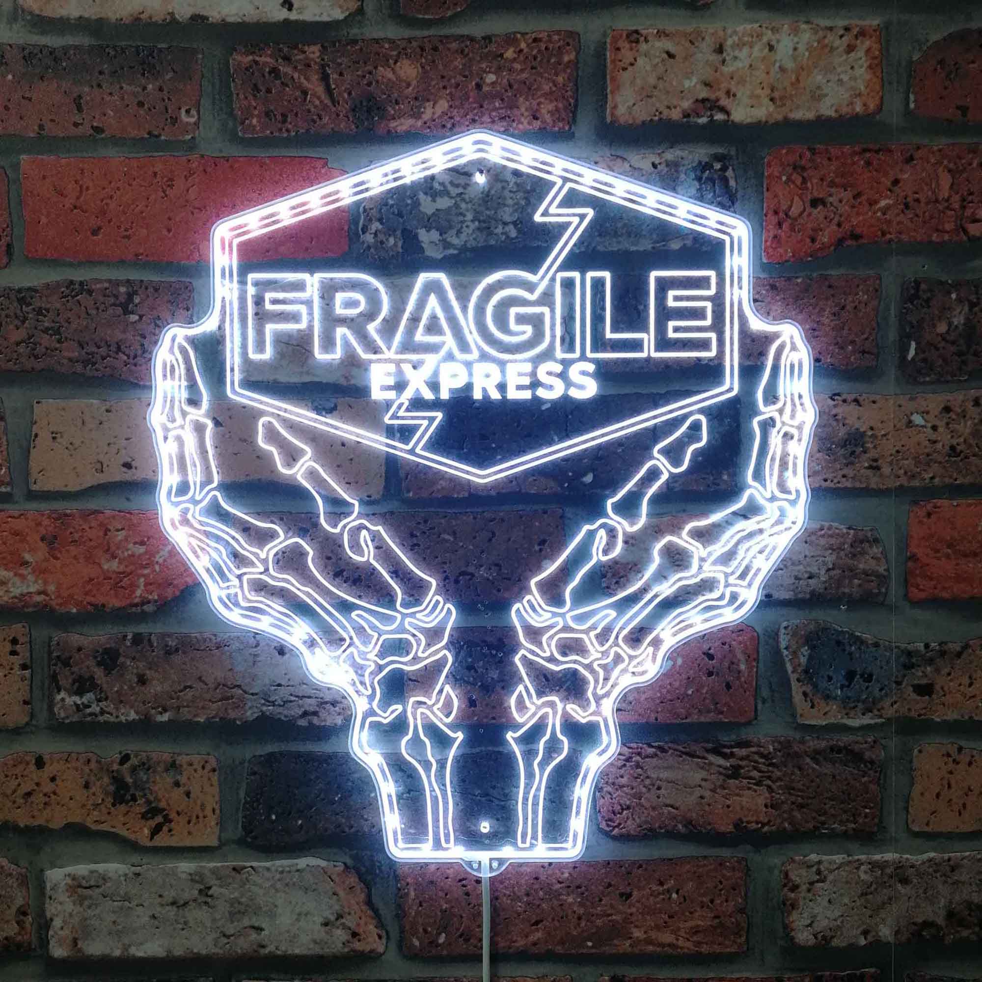 Death Stranding Fragile Express Neon LED Sign with Dynamic RGB Colors