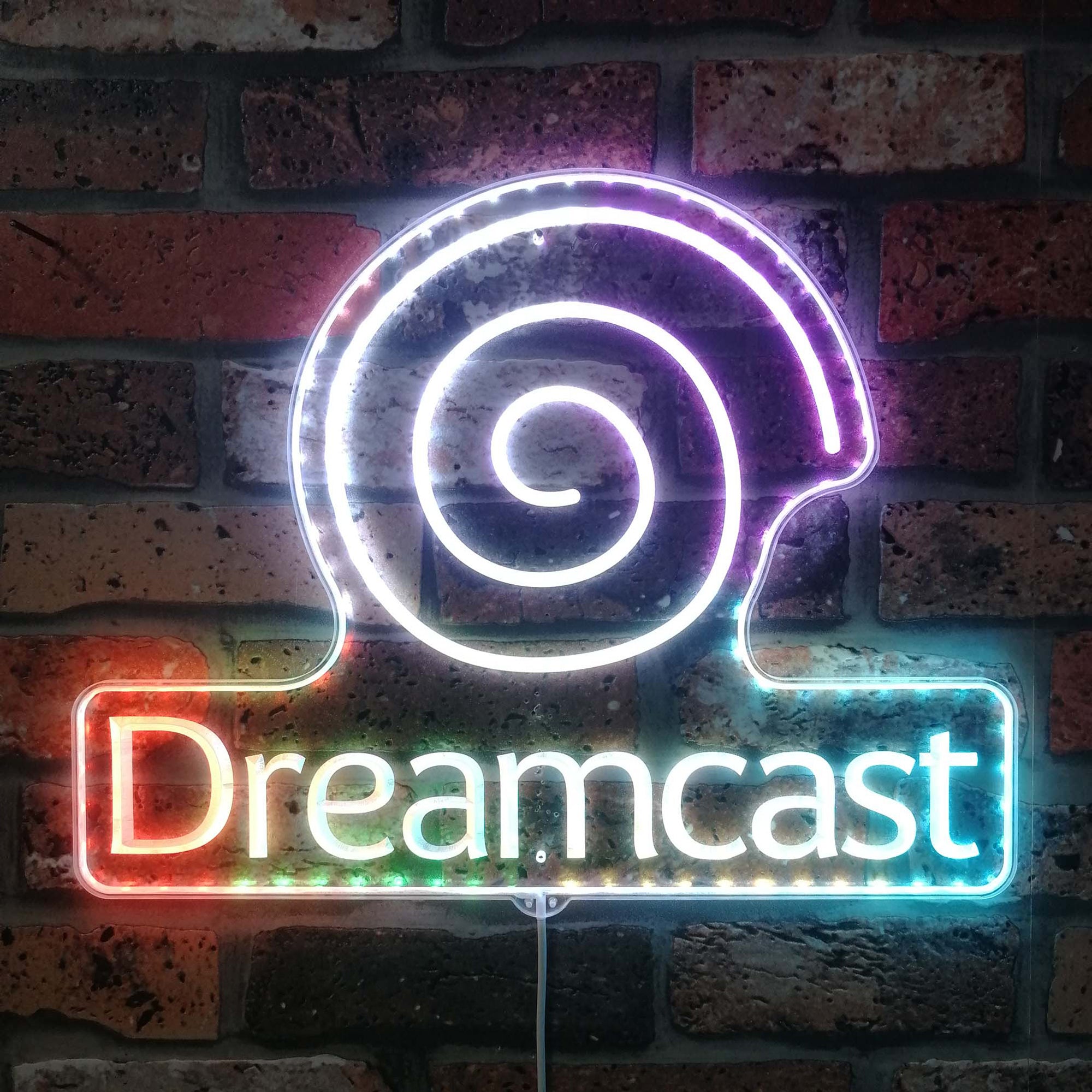 Dreamcast  Neon LED Sign with Dynamic RGB Colors
