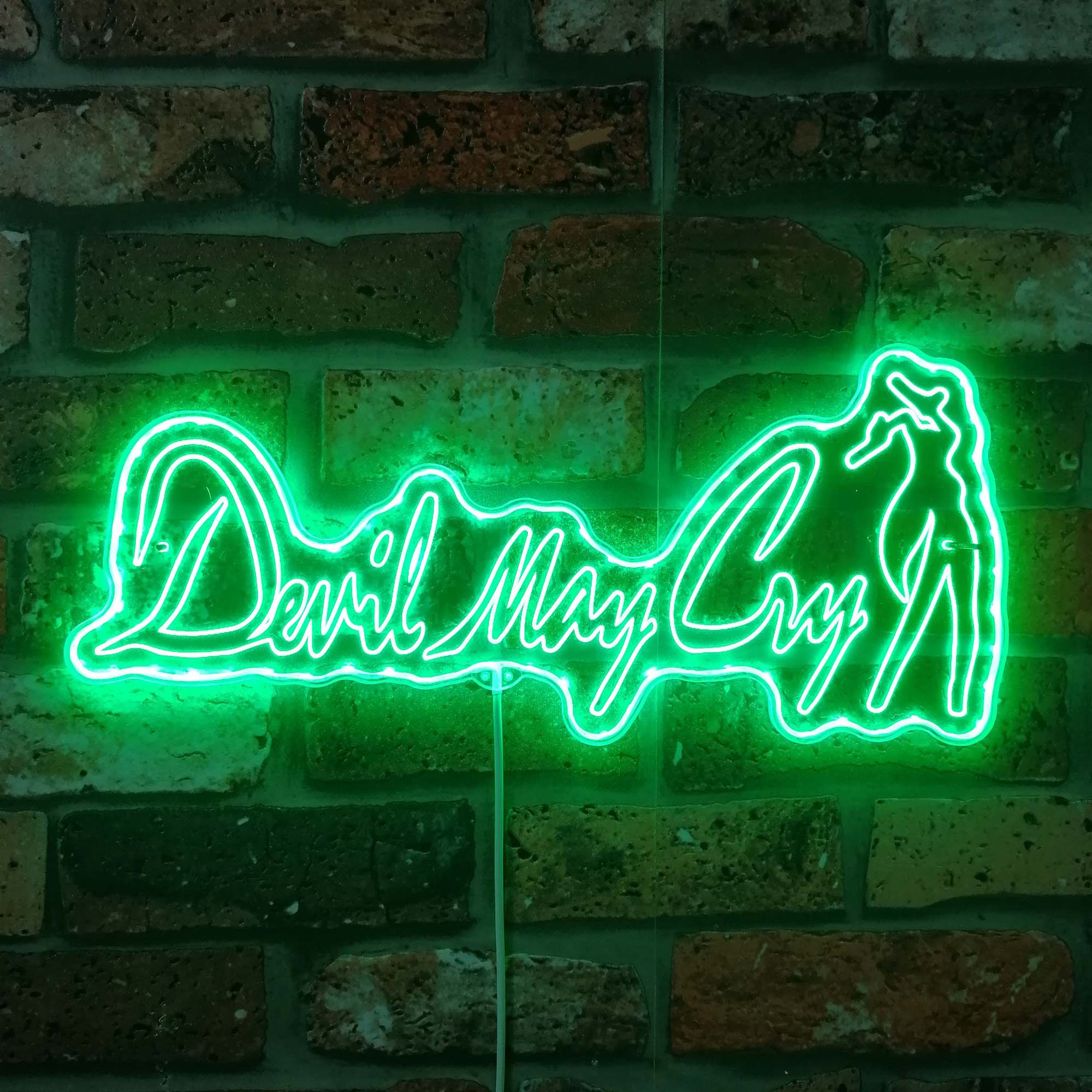 Devil May Cry Game Room Neon LED Sign with Dynamic RGB Colors