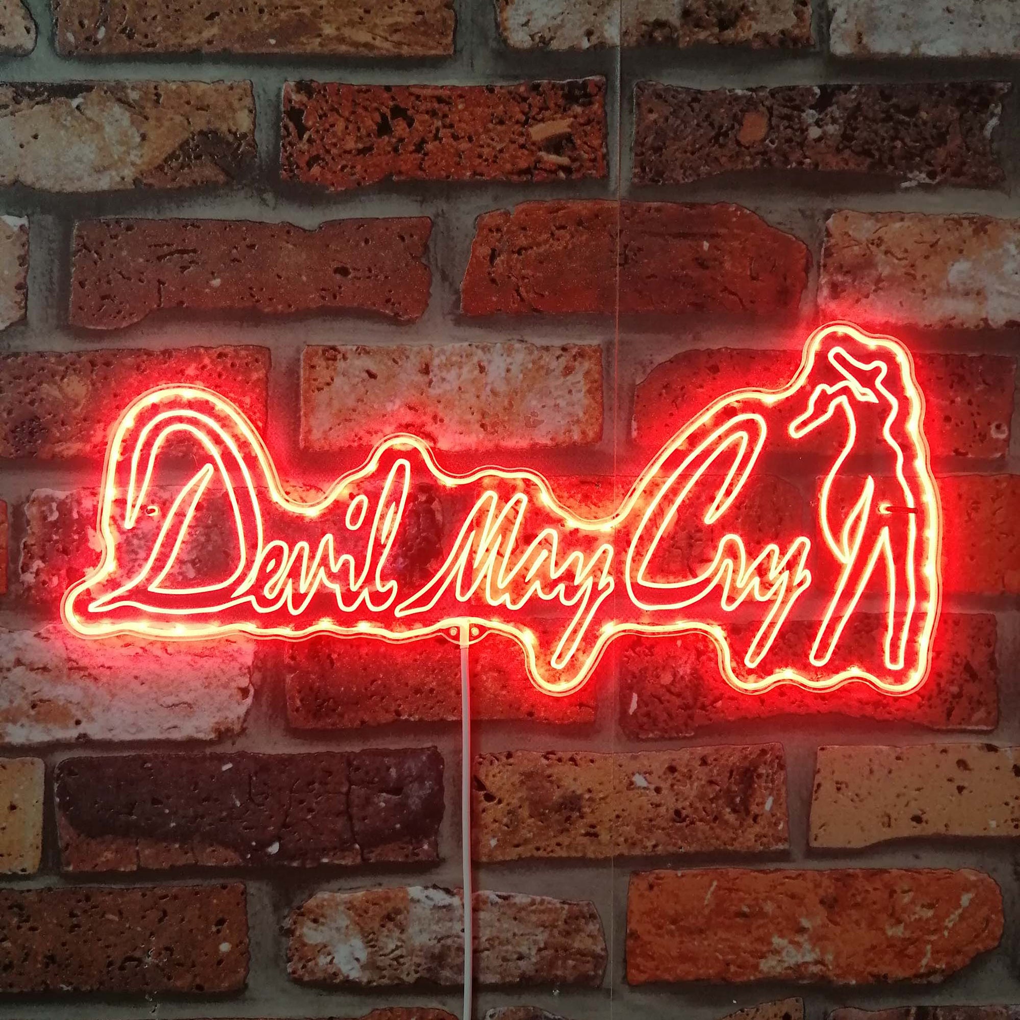 Devil May Cry Game Room Neon LED Sign with Dynamic RGB Colors