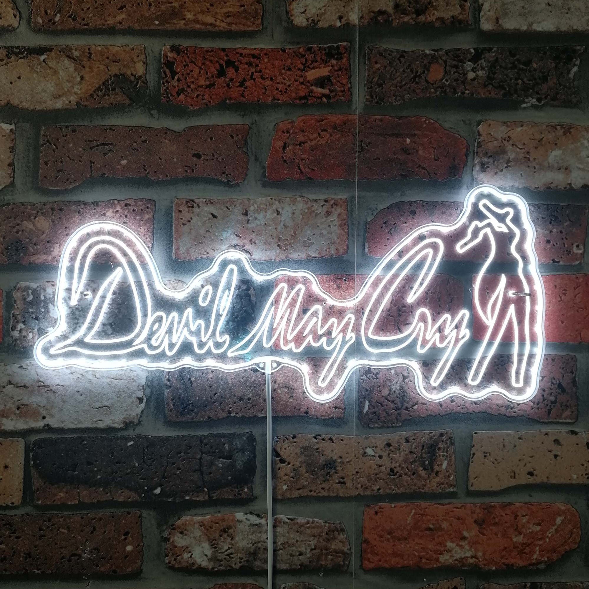 Devil May Cry Game Room Neon LED Sign with Dynamic RGB Colors