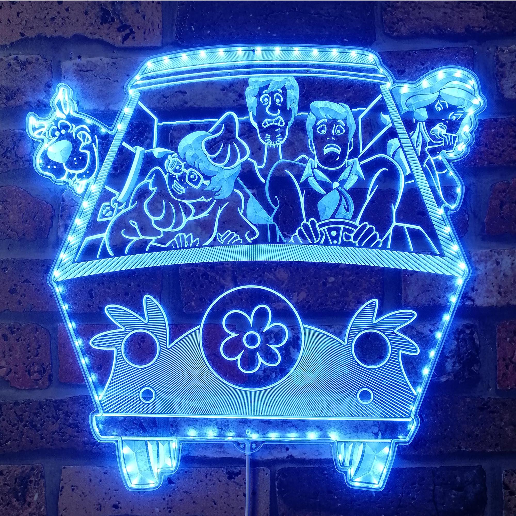 Scooby-Doo Dynamic RGB Edge Lit LED Sign