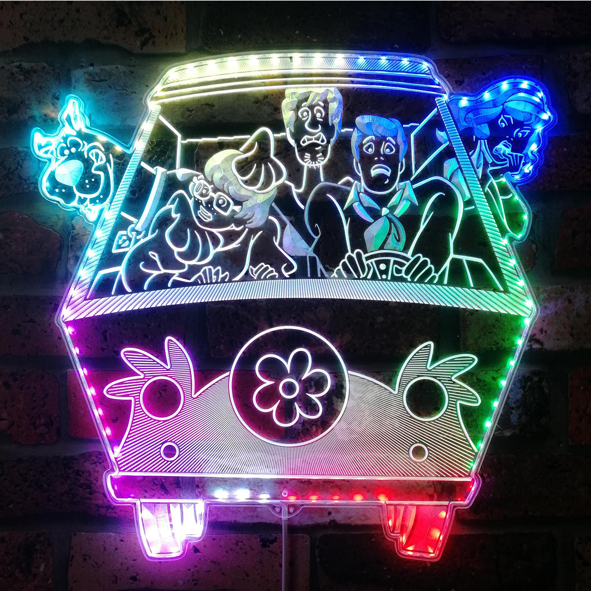 Scooby-Doo Dynamic RGB Edge Lit LED Sign