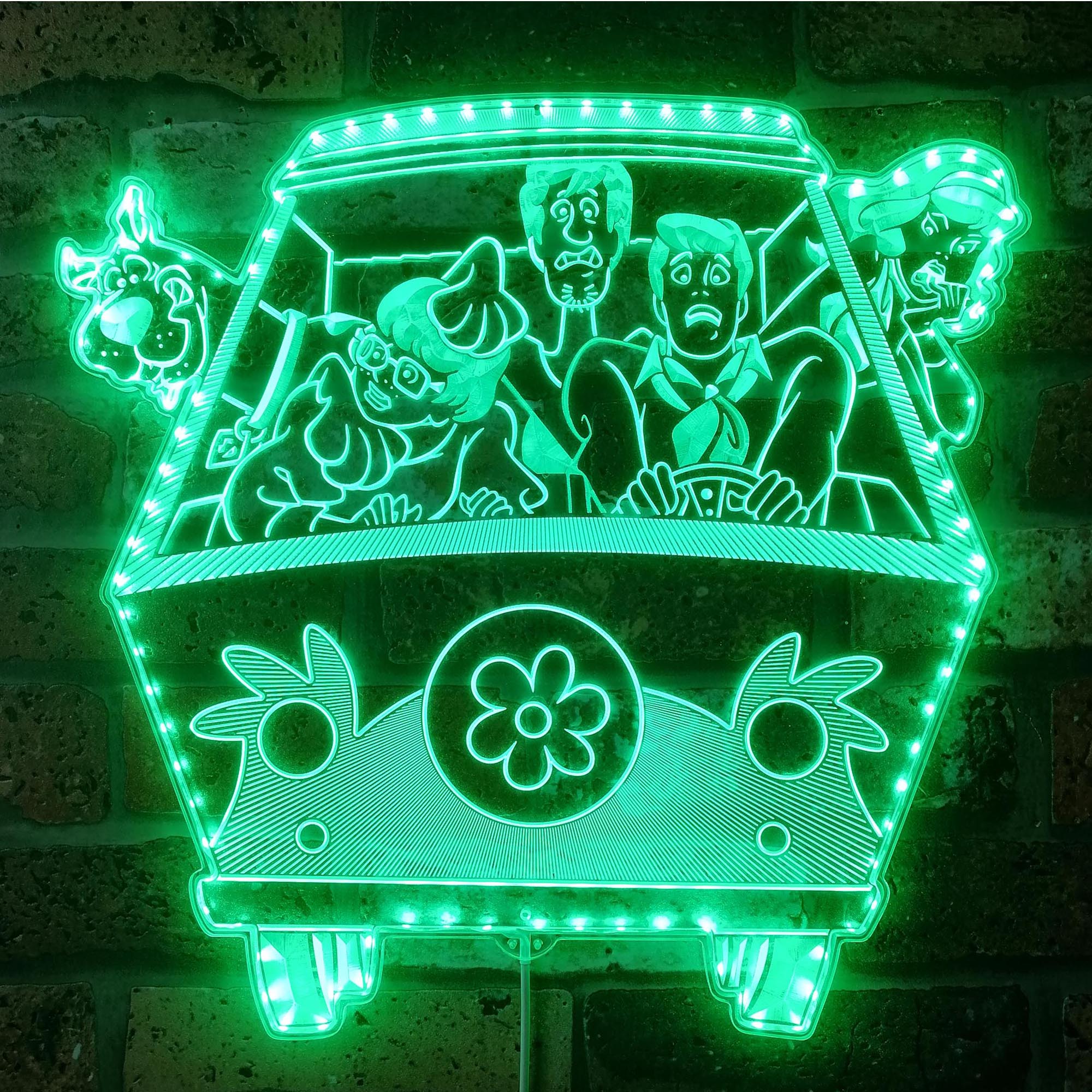 Scooby-Doo Dynamic RGB Edge Lit LED Sign