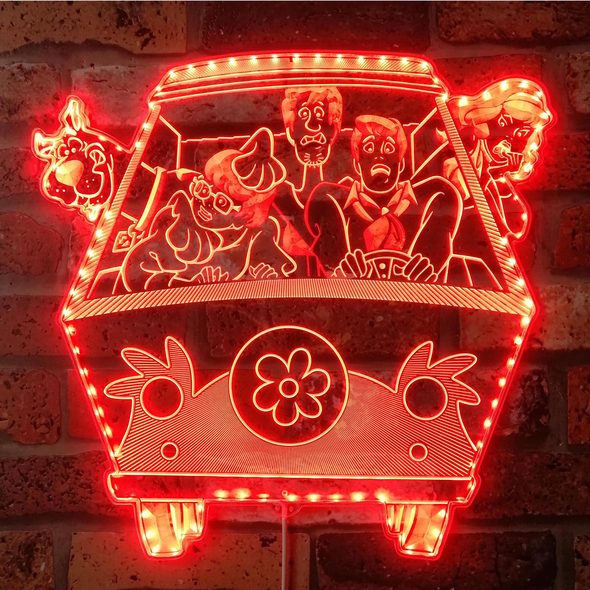 Scooby-Doo Dynamic RGB Edge Lit LED Sign