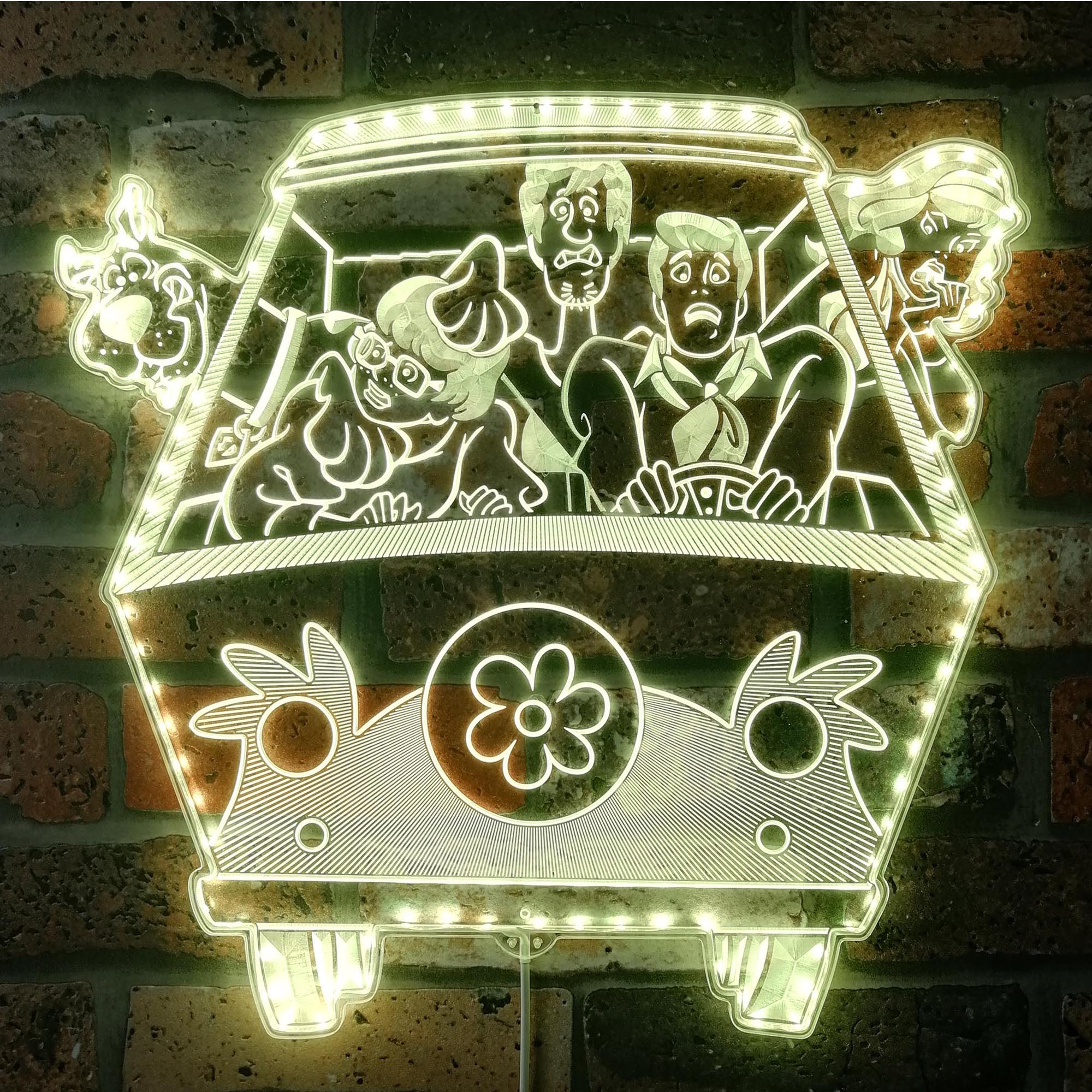 Scooby-Doo Dynamic RGB Edge Lit LED Sign