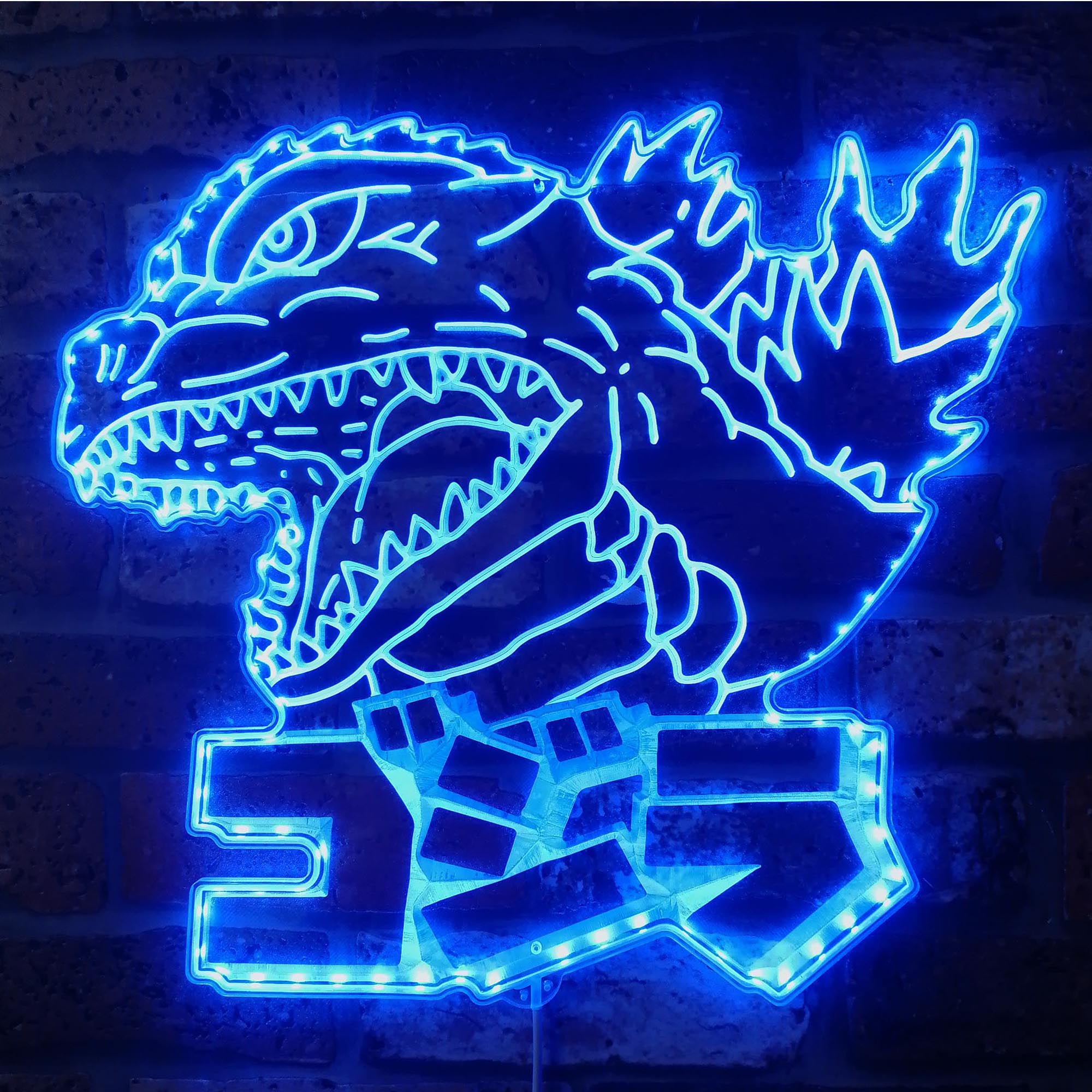 Godzilla Neon Dynamic RGB Edge Lit LED Sign