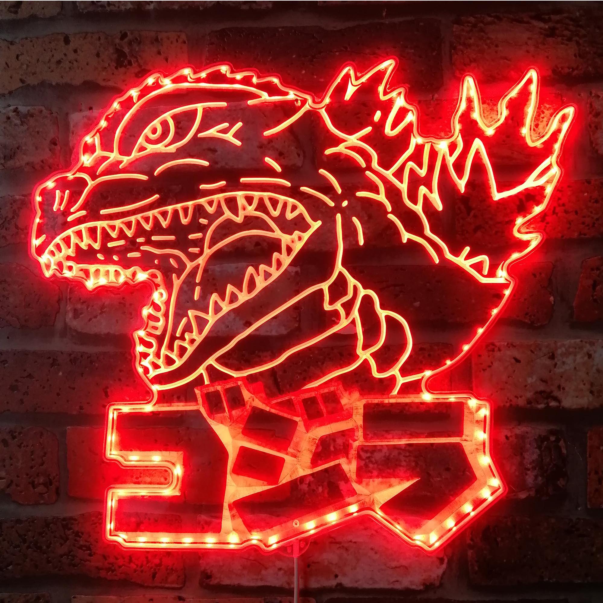 Godzilla Neon Dynamic RGB Edge Lit LED Sign