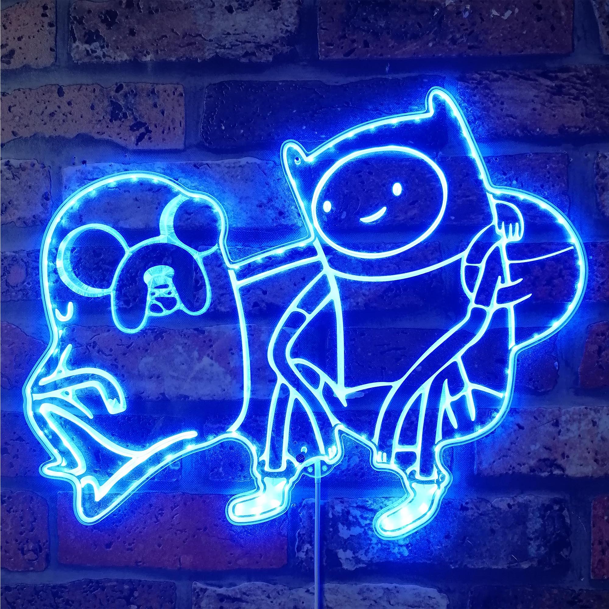 Jake & Finn Dynamic RGB Edge Lit LED Sign