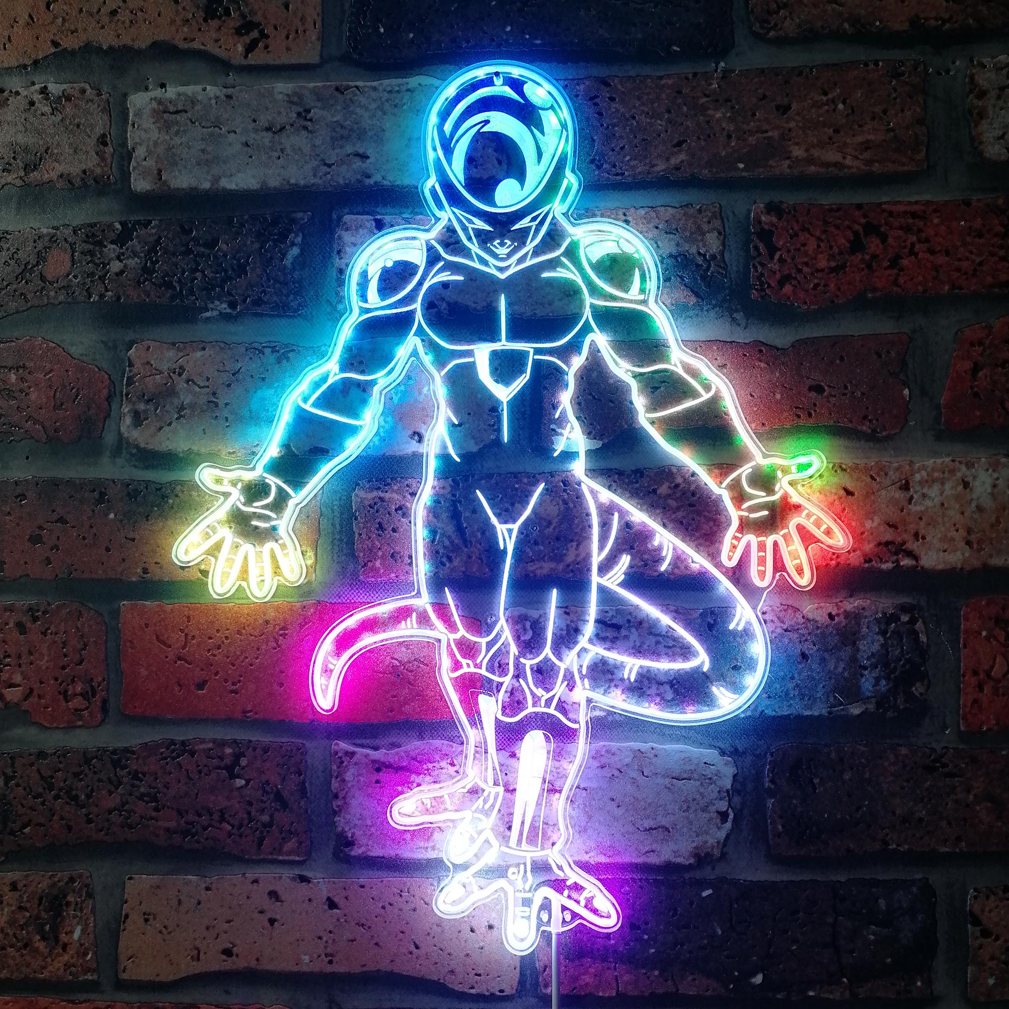 Dragonball Frieza Dynamic RGB Edge Lit LED Sign