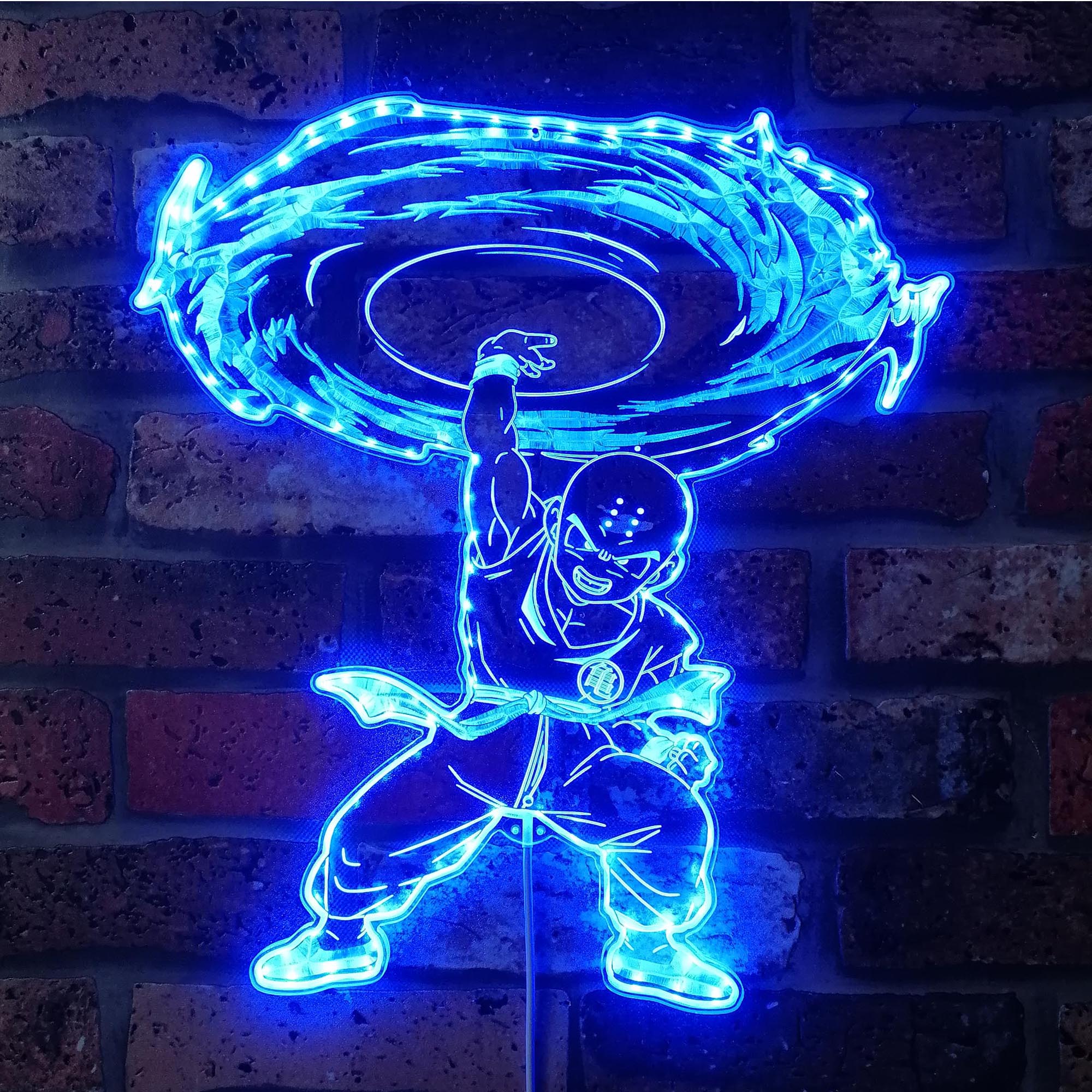 Dragonball Tien Shinhan Dynamic RGB Edge Lit LED Sign