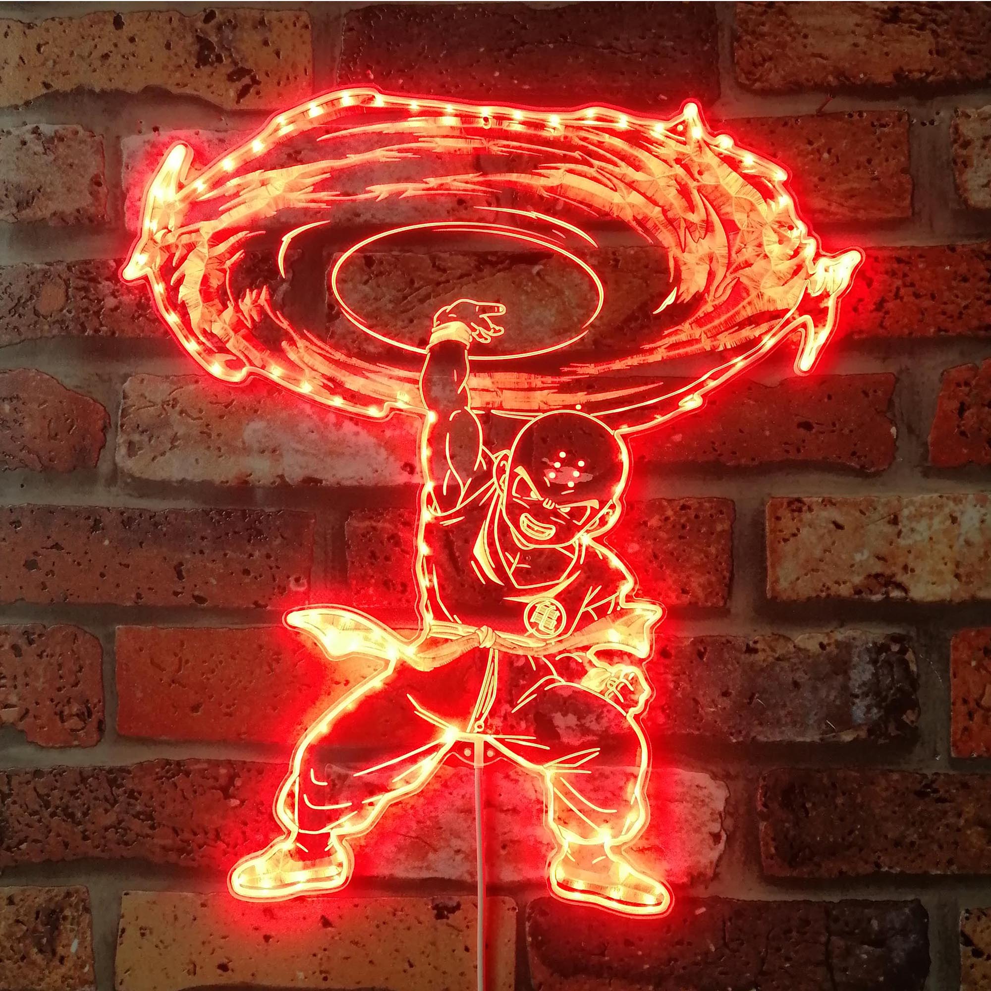 Dragonball Tien Shinhan Dynamic RGB Edge Lit LED Sign