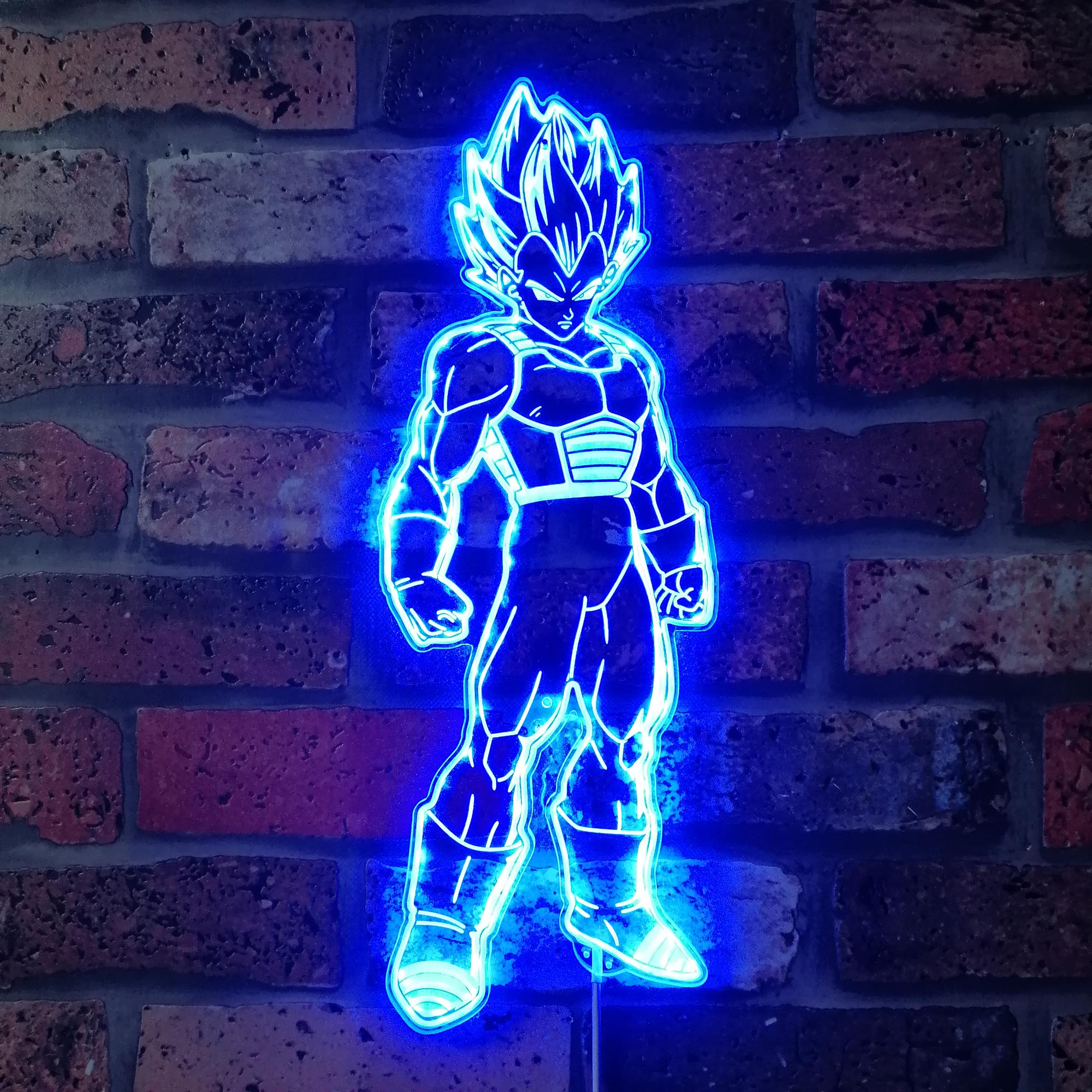 Dragonball Goku Dynamic RGB Edge Lit LED Sign