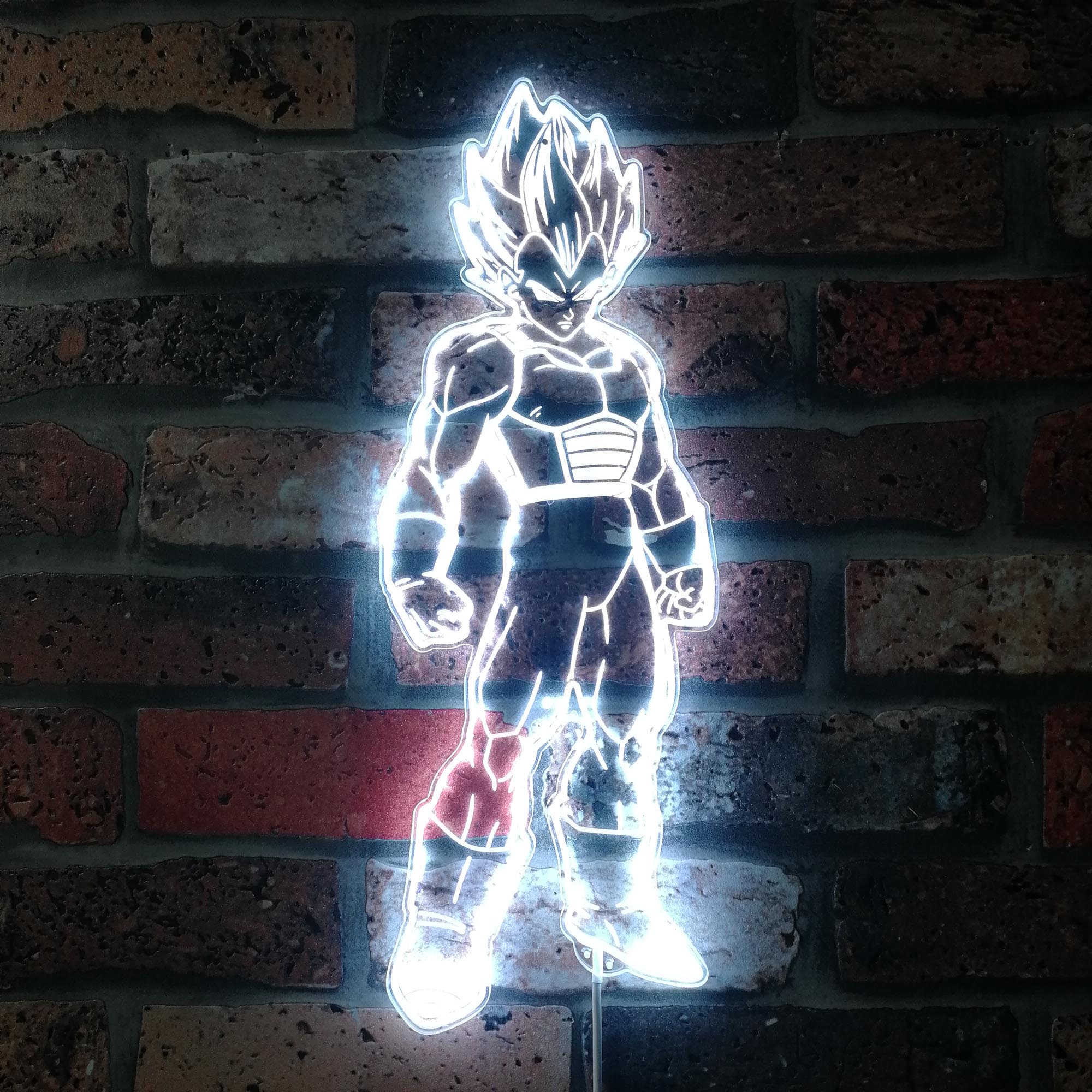 Dragonball Goku Dynamic RGB Edge Lit LED Sign