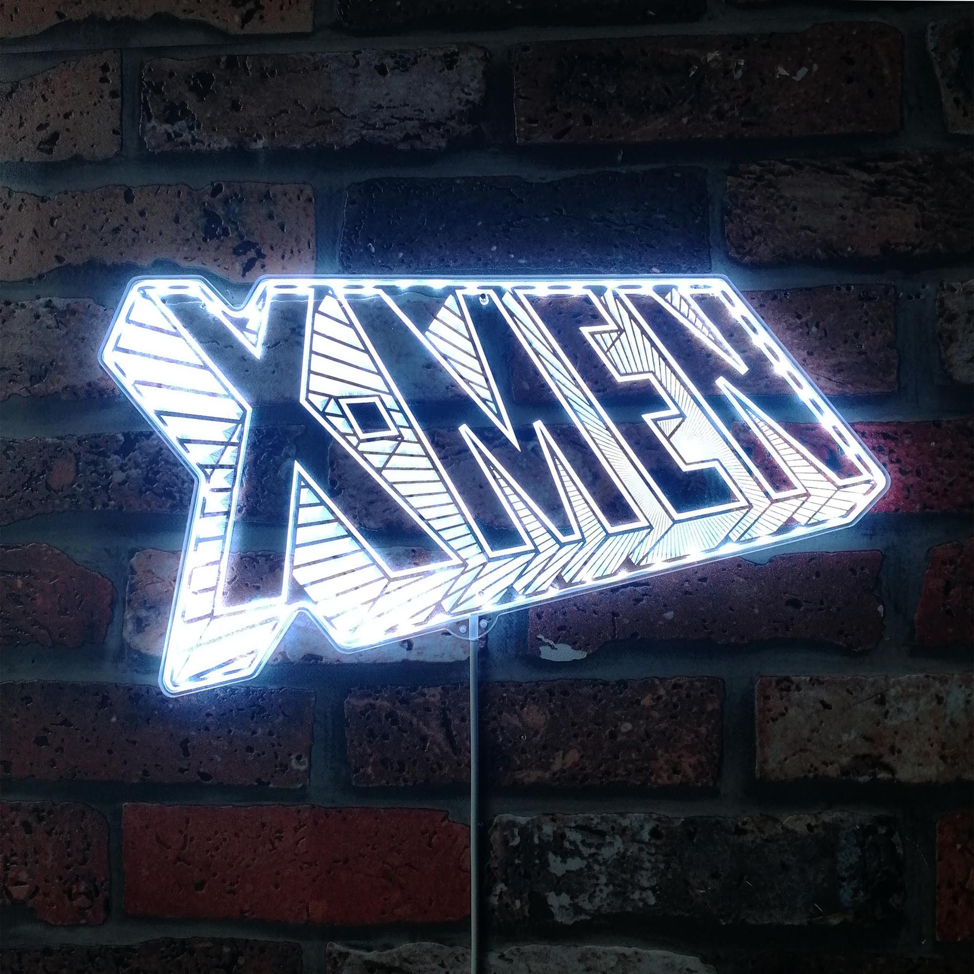 X-Men Comic Class Logo Dynamic RGB Edge Lit LED Sign