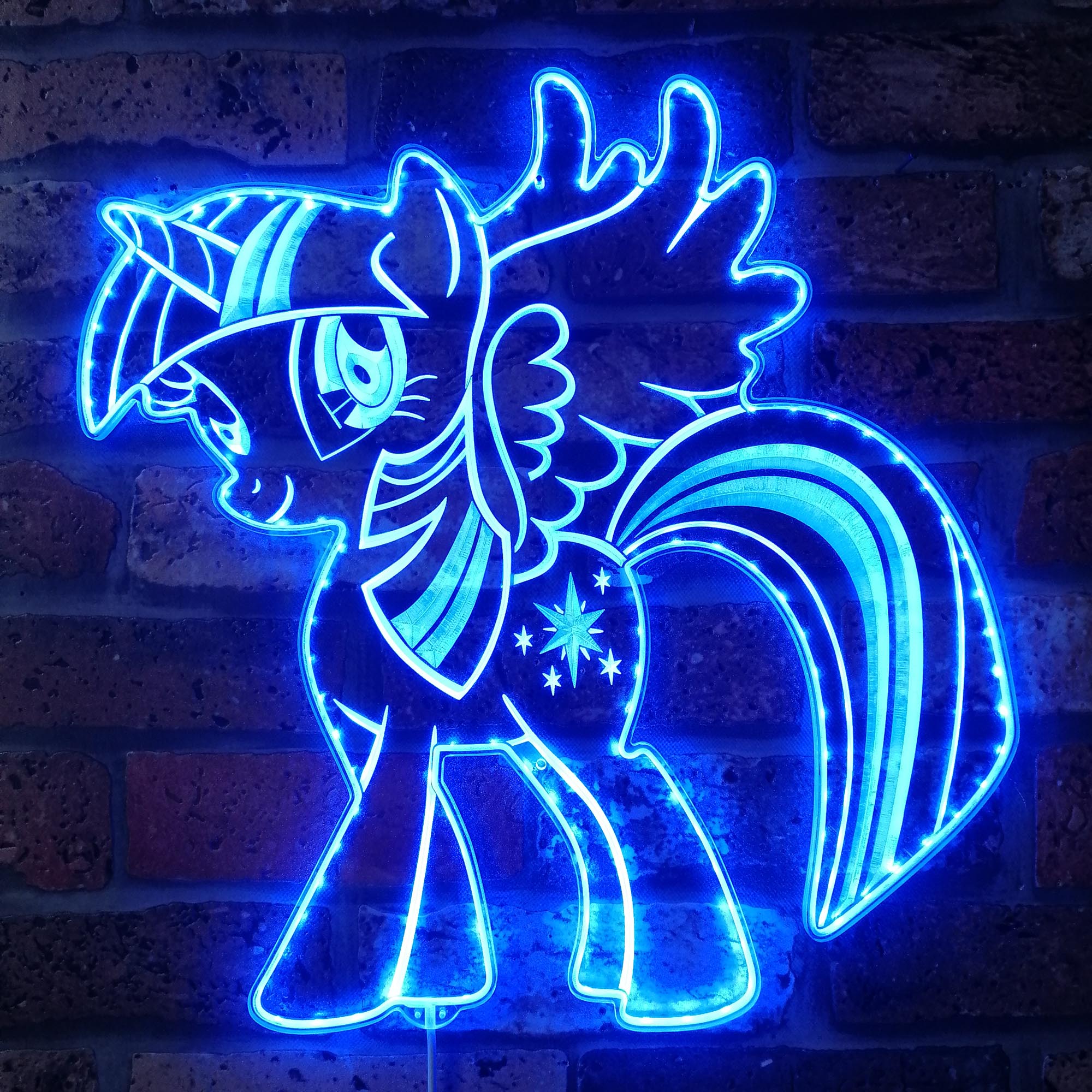 My Little Pony Dynamic RGB Edge Lit Neon LED Sign