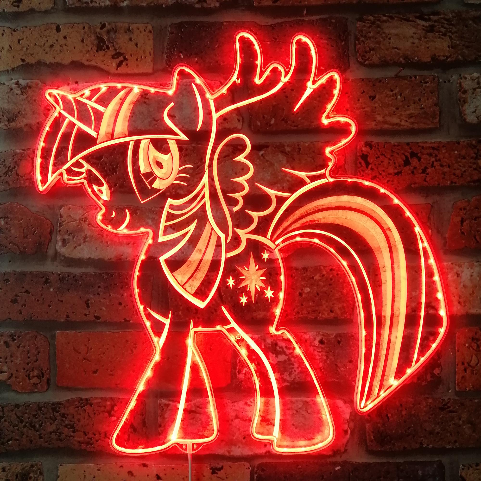 My Little Pony Dynamic RGB Edge Lit Neon LED Sign