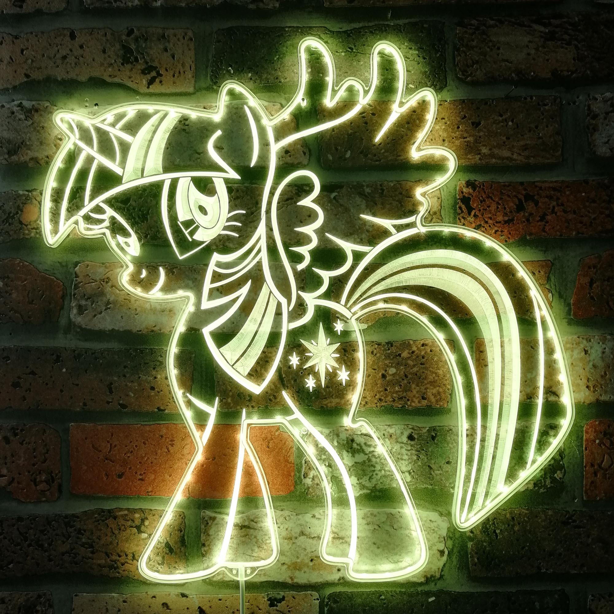 My Little Pony Dynamic RGB Edge Lit Neon LED Sign