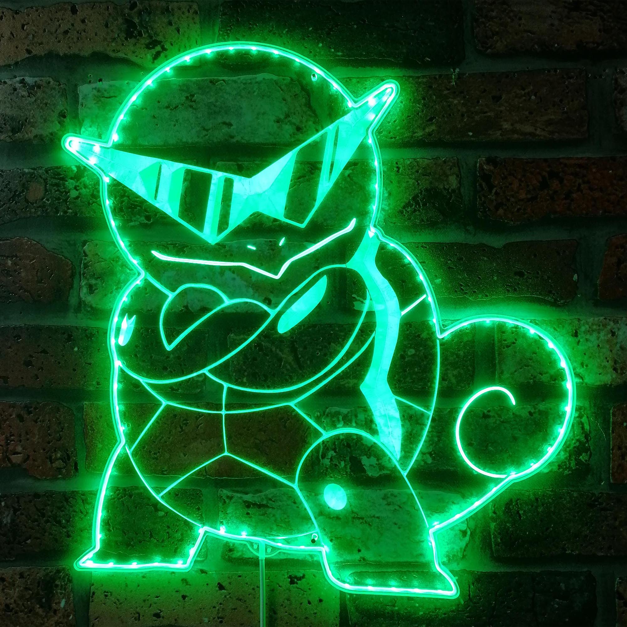 Pokeman Squirtle Dynamic RGB Edge Lit LED Sign