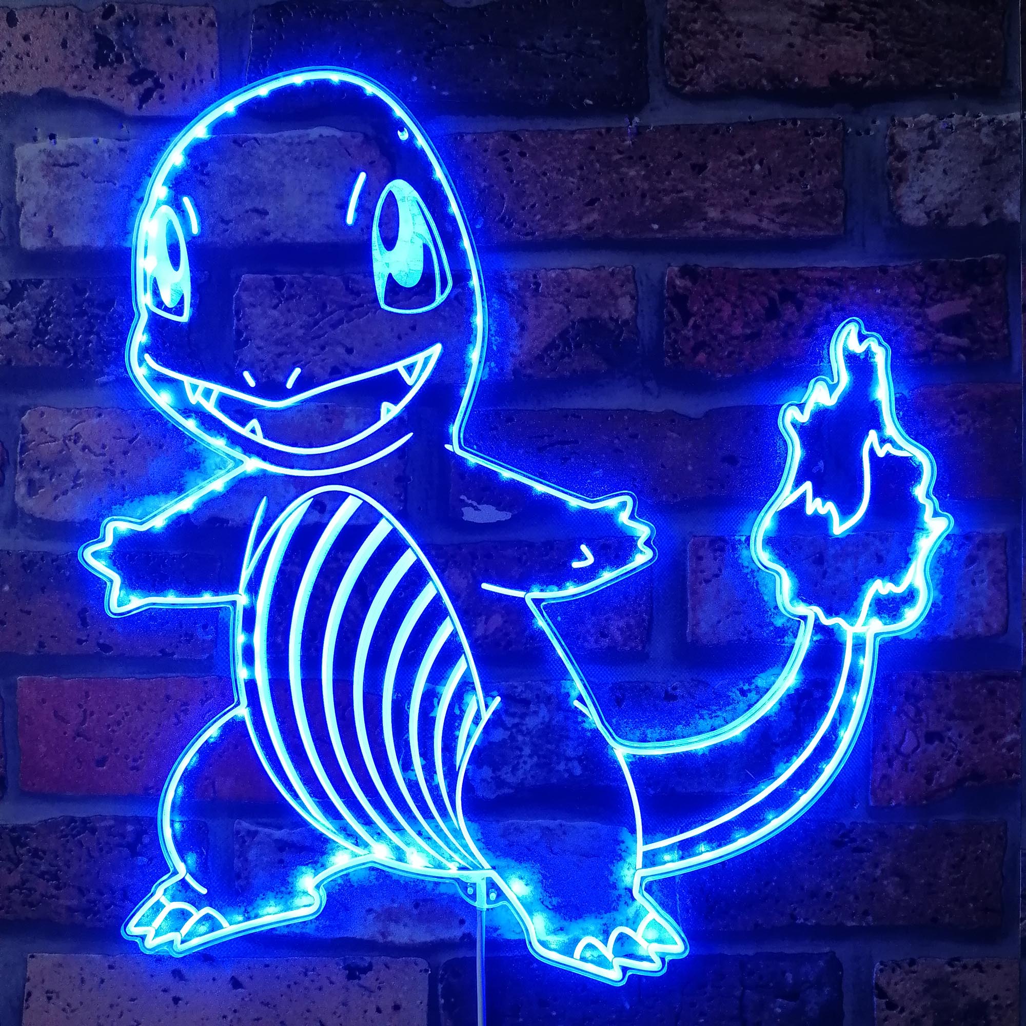 Pokemon Charmander Dynamic RGB Edge Lit LED Sign