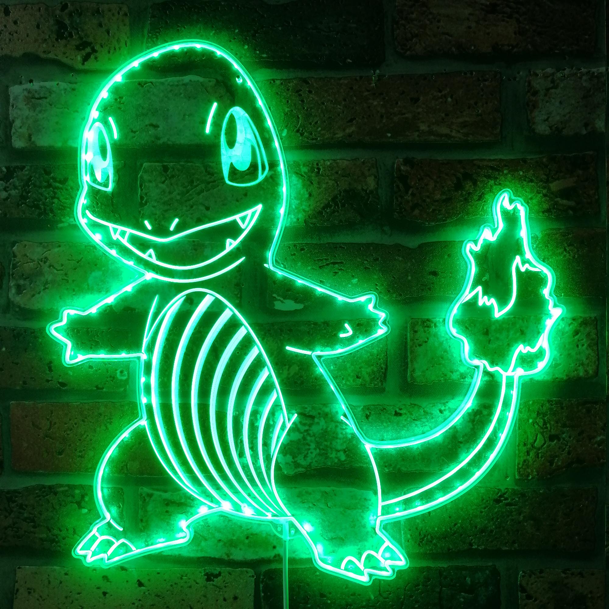 Pokemon Charmander Dynamic RGB Edge Lit LED Sign