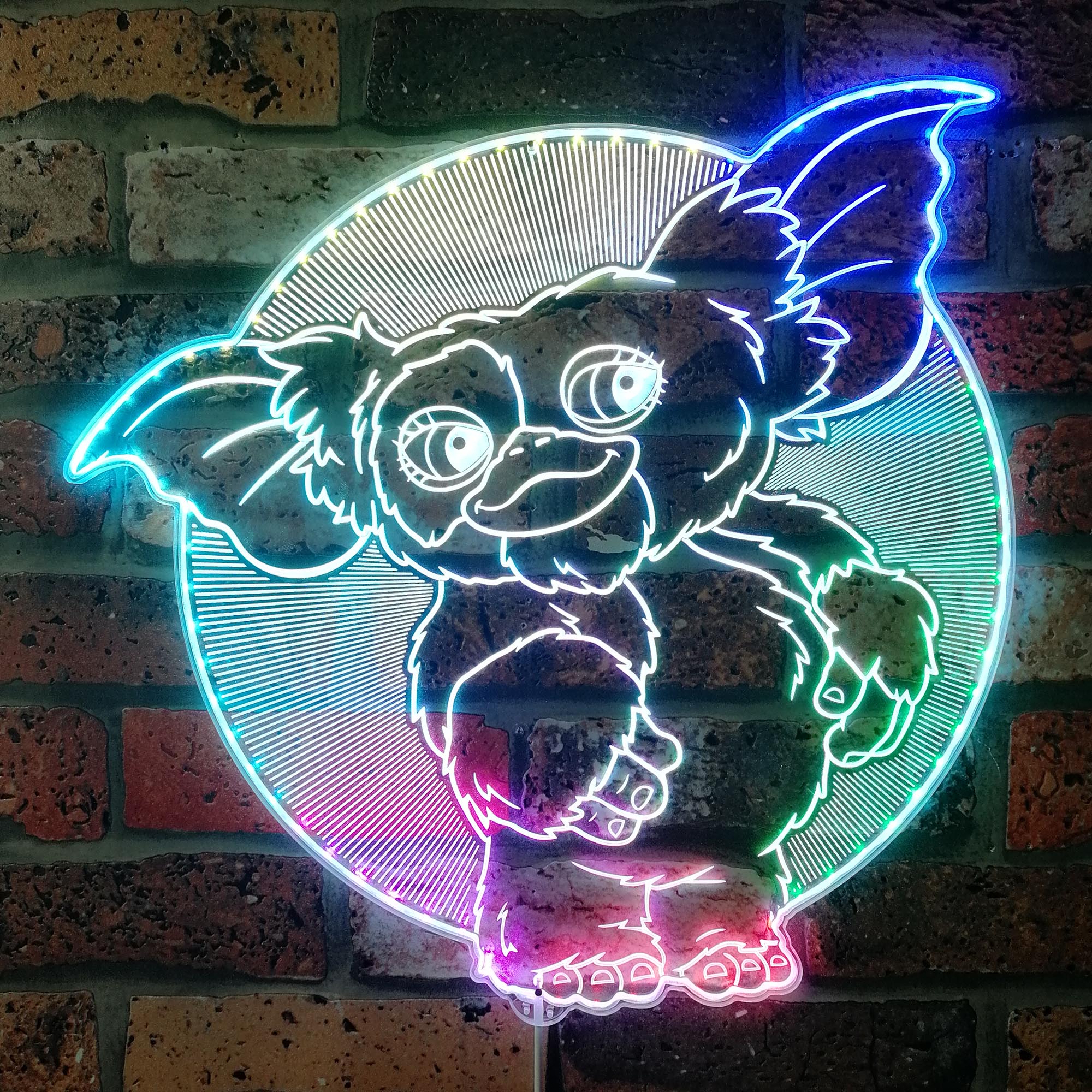 Gremlins Dynamic RGB Edge Lit LED Sign