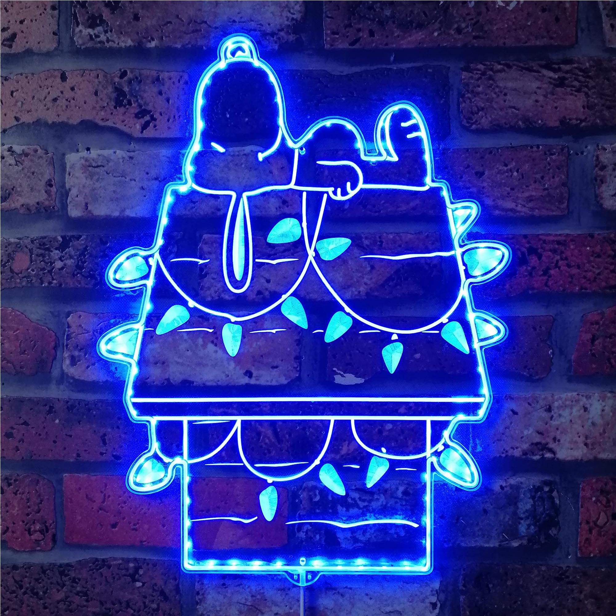 Snoopy Night Light Dynamic RGB Edge Lit LED Sign