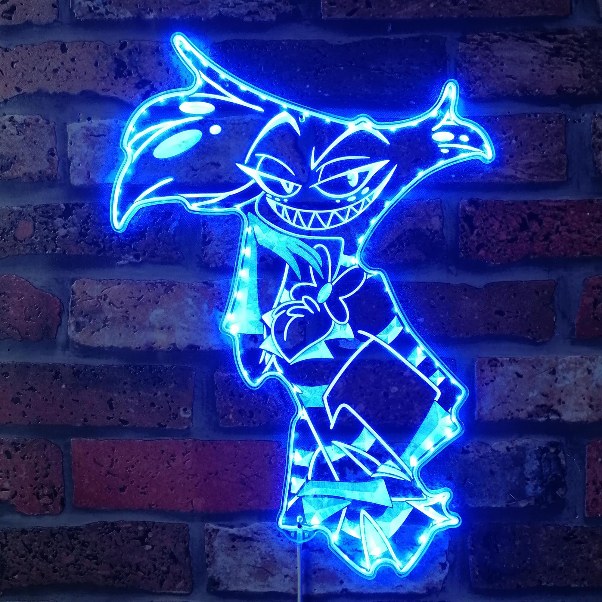 Angel Dust Hazbin Hotel Dynamic RGB Edge Lit LED Sign