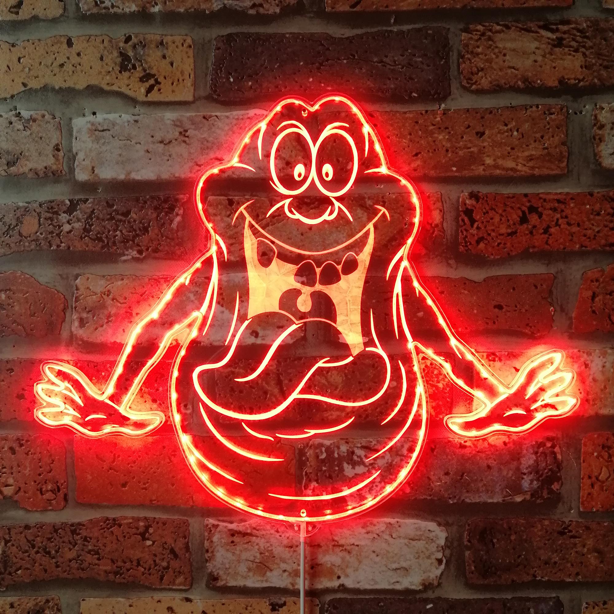 Ghostbuster Slimer Dynamic RGB Edge Lit LED Sign