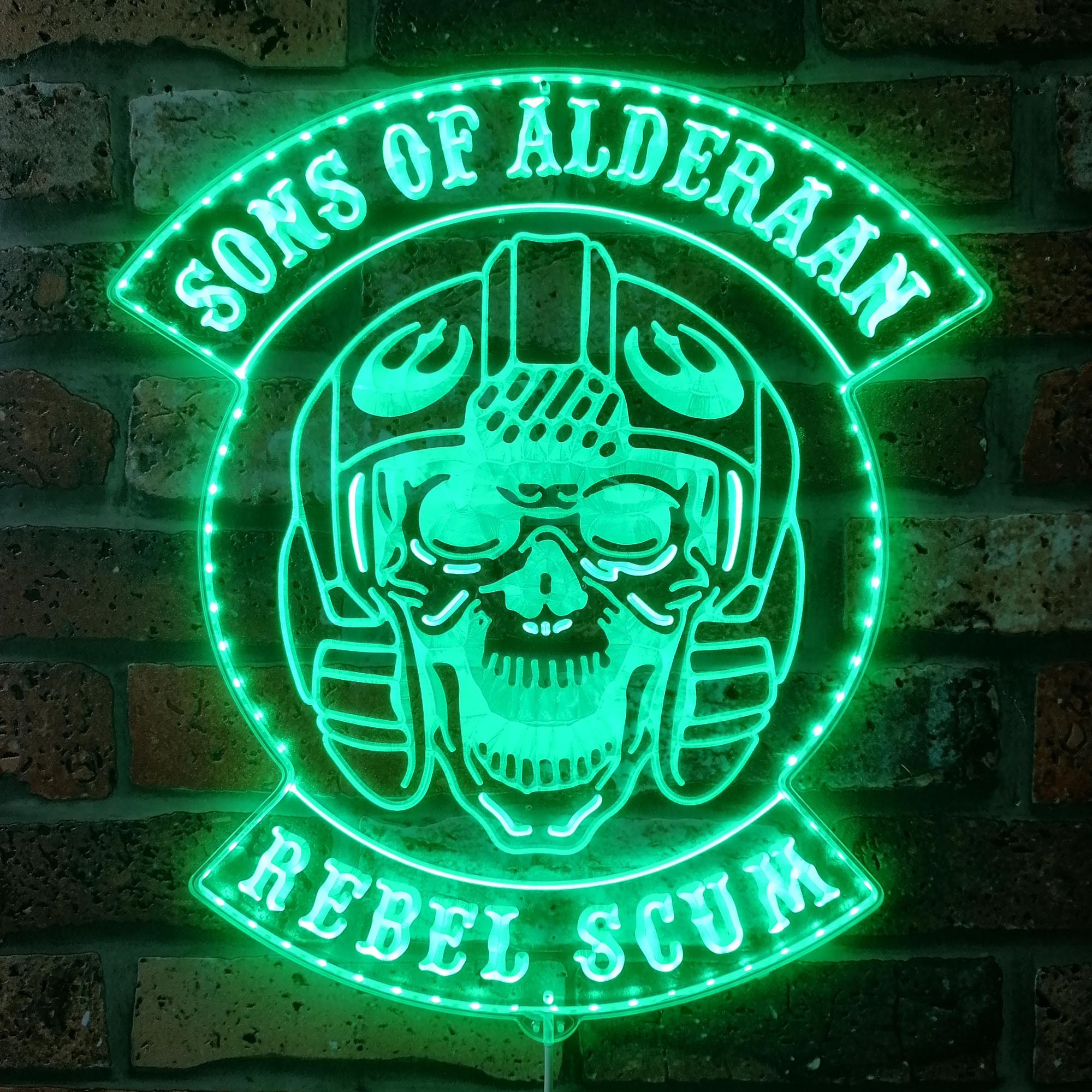 Star Wars Sons of Alderaan Dynamic RGB Edge Lit LED Sign