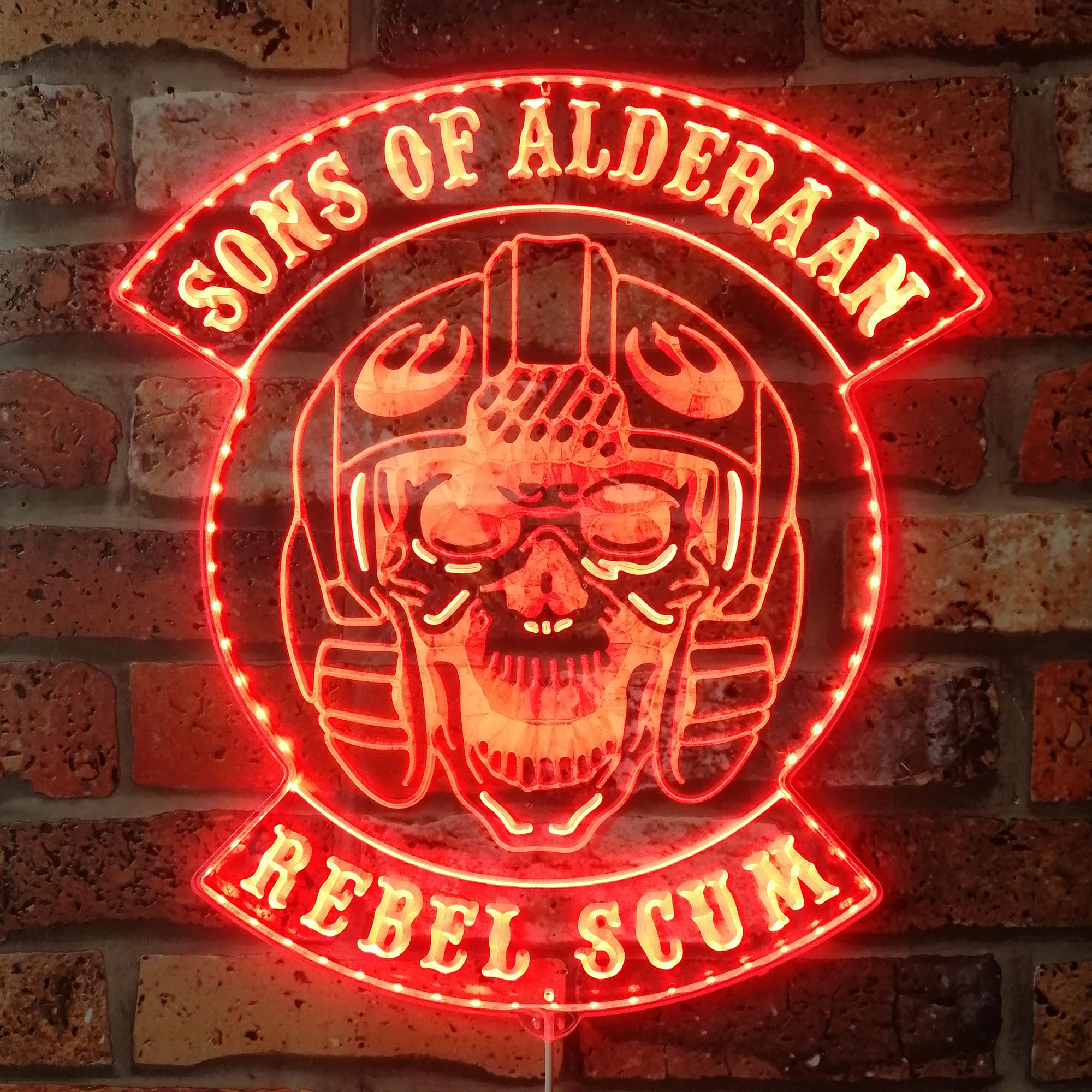 Star Wars Sons of Alderaan Dynamic RGB Edge Lit LED Sign