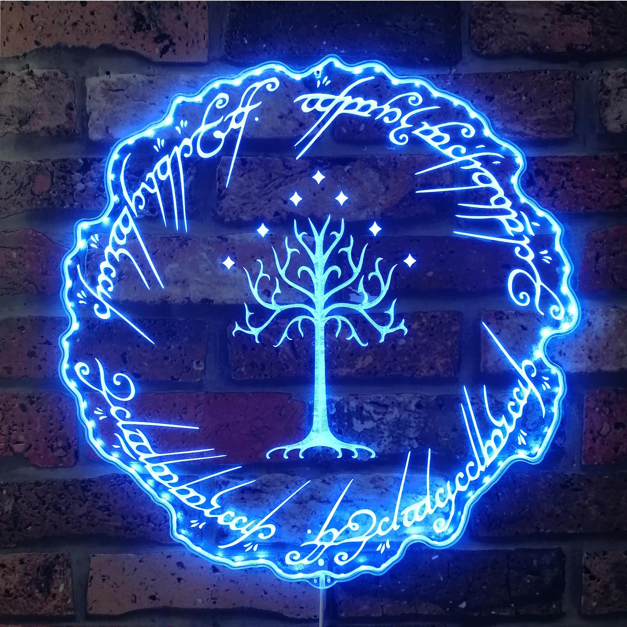 Lord of the Rings Gondor Neon RGB Edge Lit LED Sign