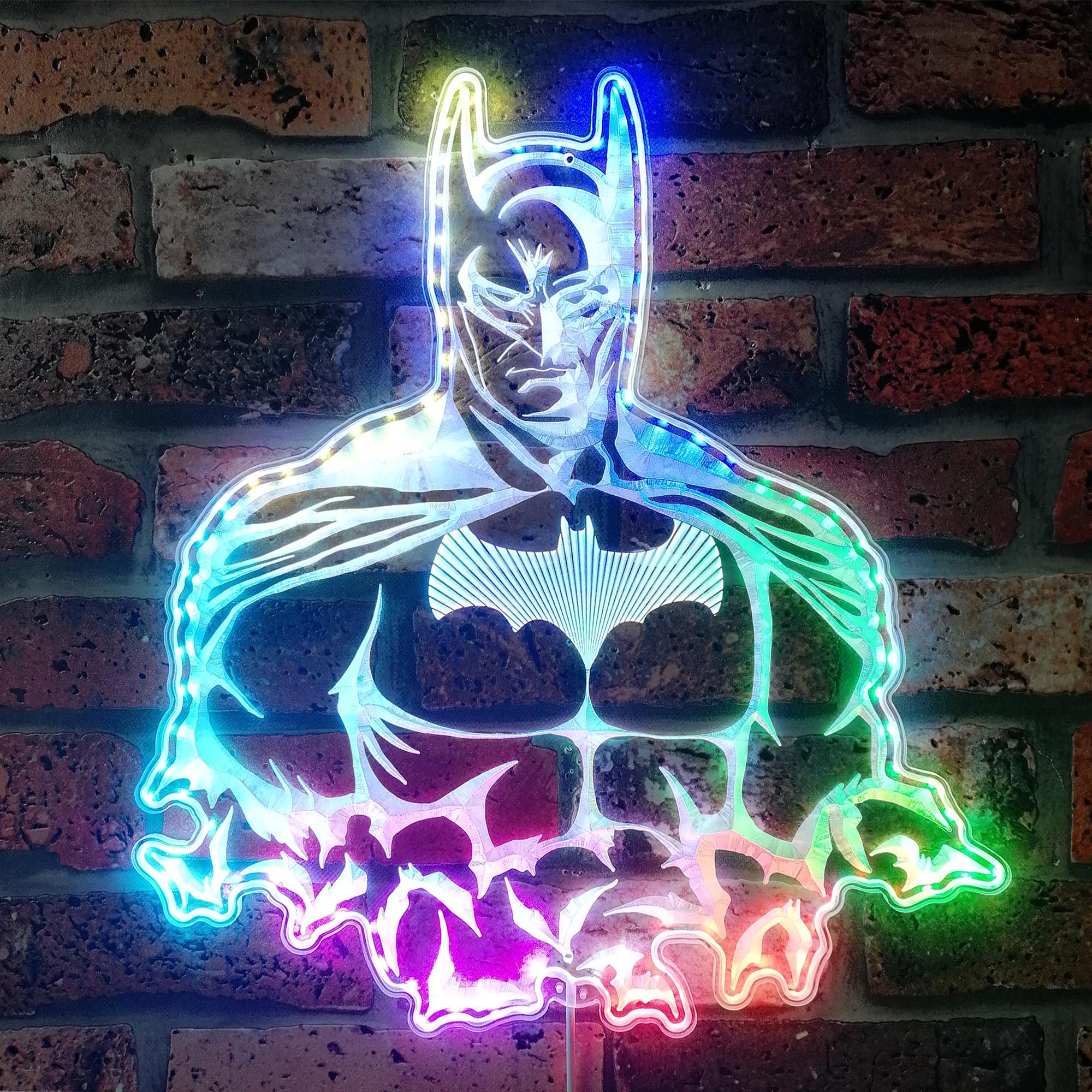 Batman Dynamic RGB Edge Lit LED Sign