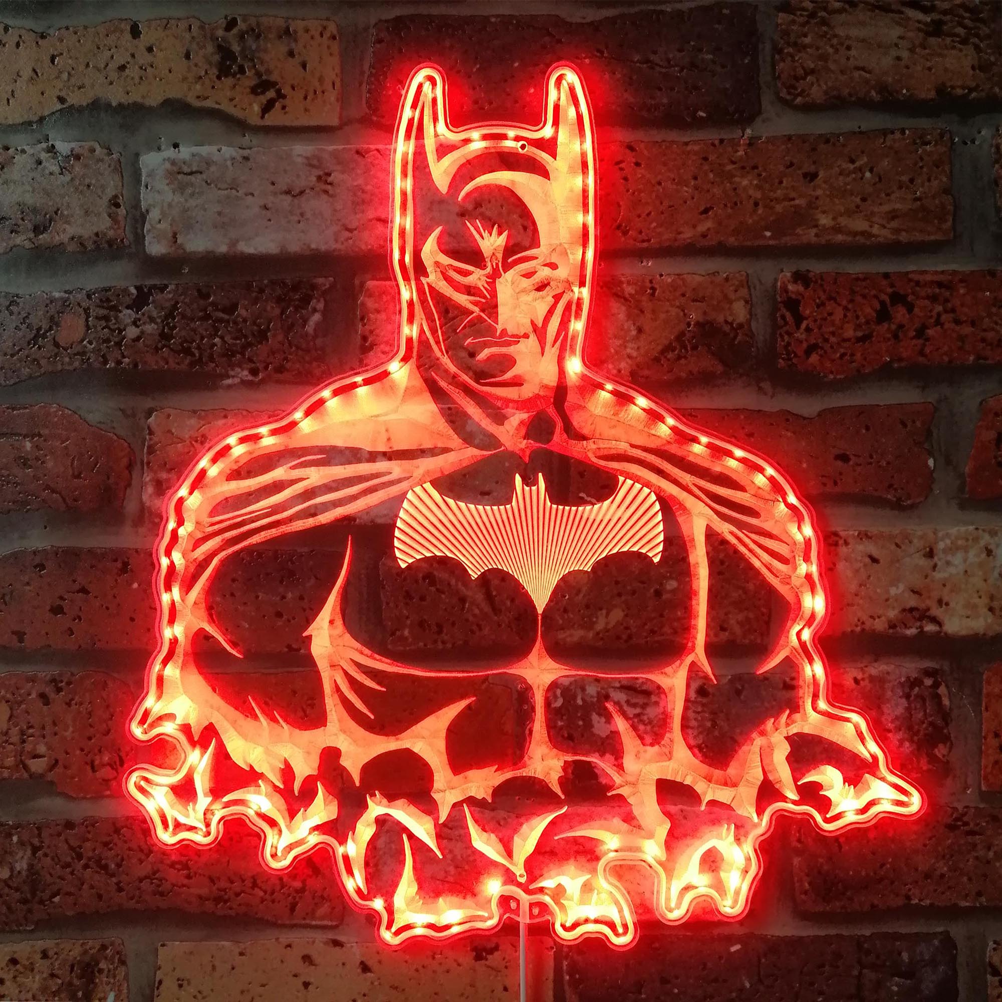 Batman SuperHero DC Dynamic RGB Edge Lit LED Sign