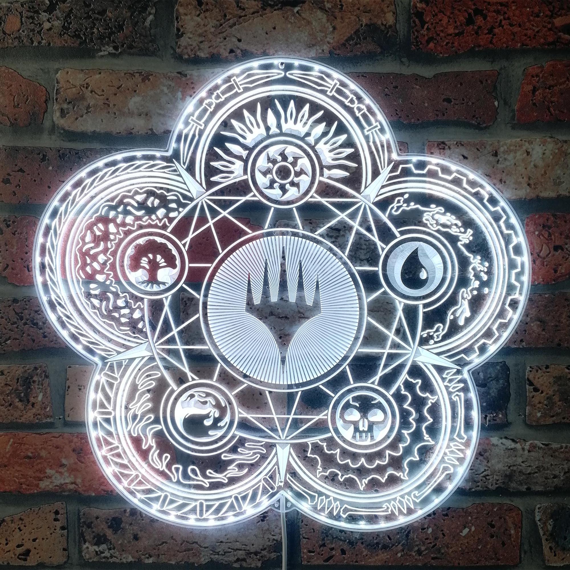 Magic the Gathering Dynamic RGB Edge Lit LED Sign