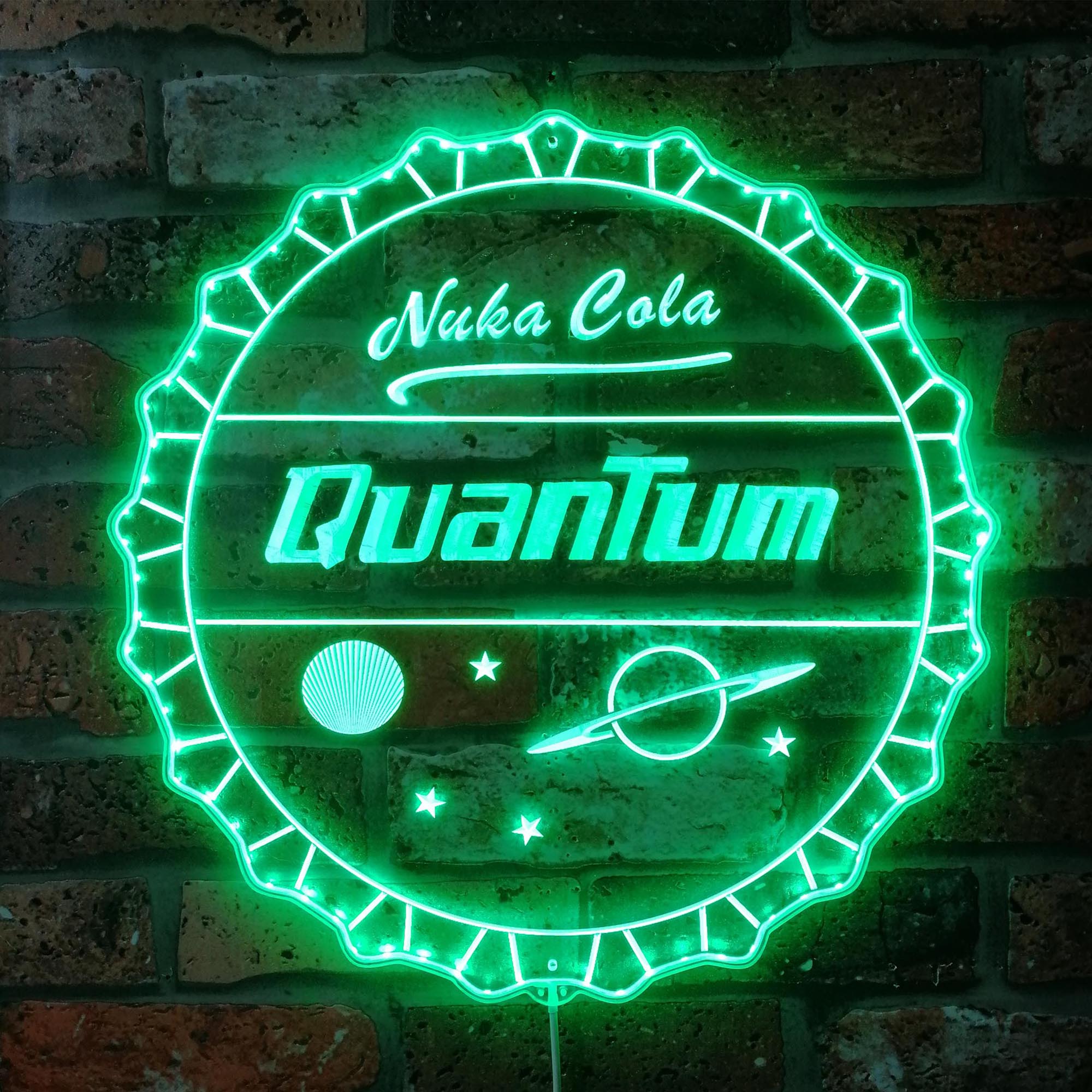 Nuka Cola Quantum Dynamic RGB Edge Lit LED Sign