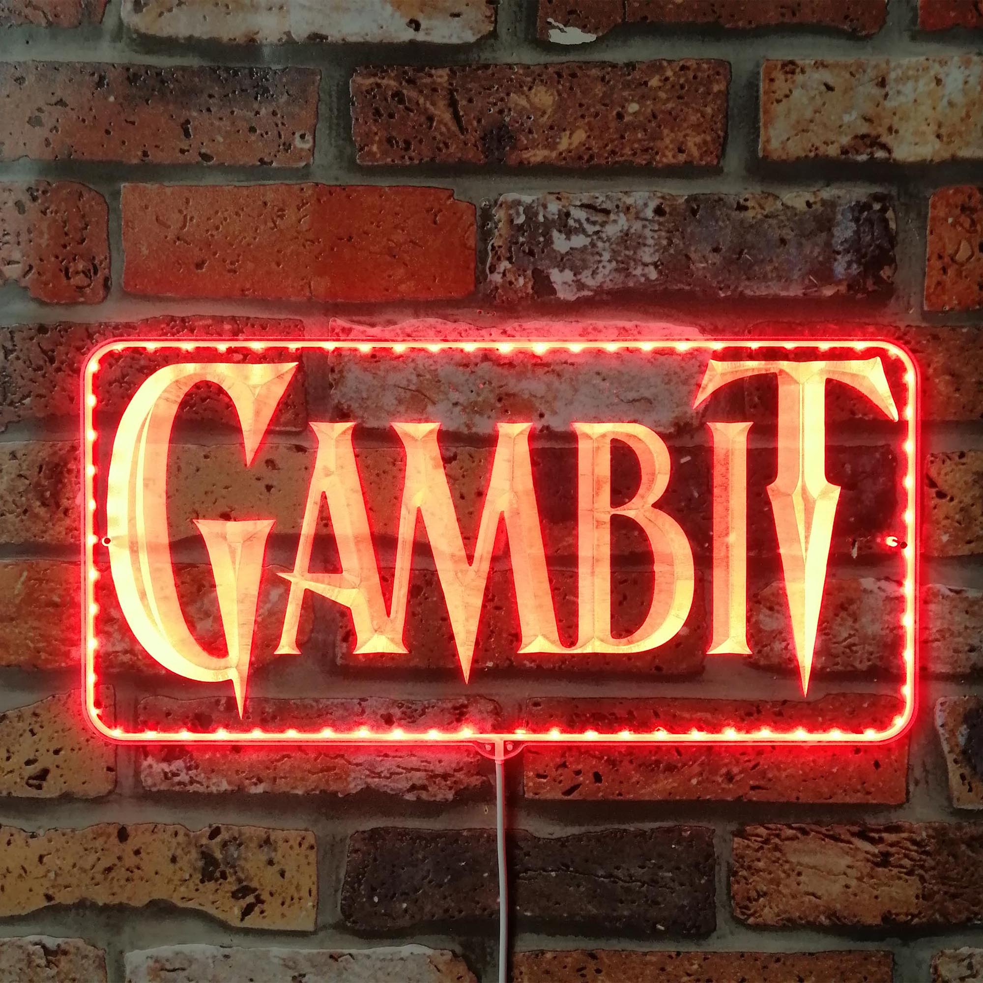 Gambit Dynamic RGB Edge Lit LED Sign