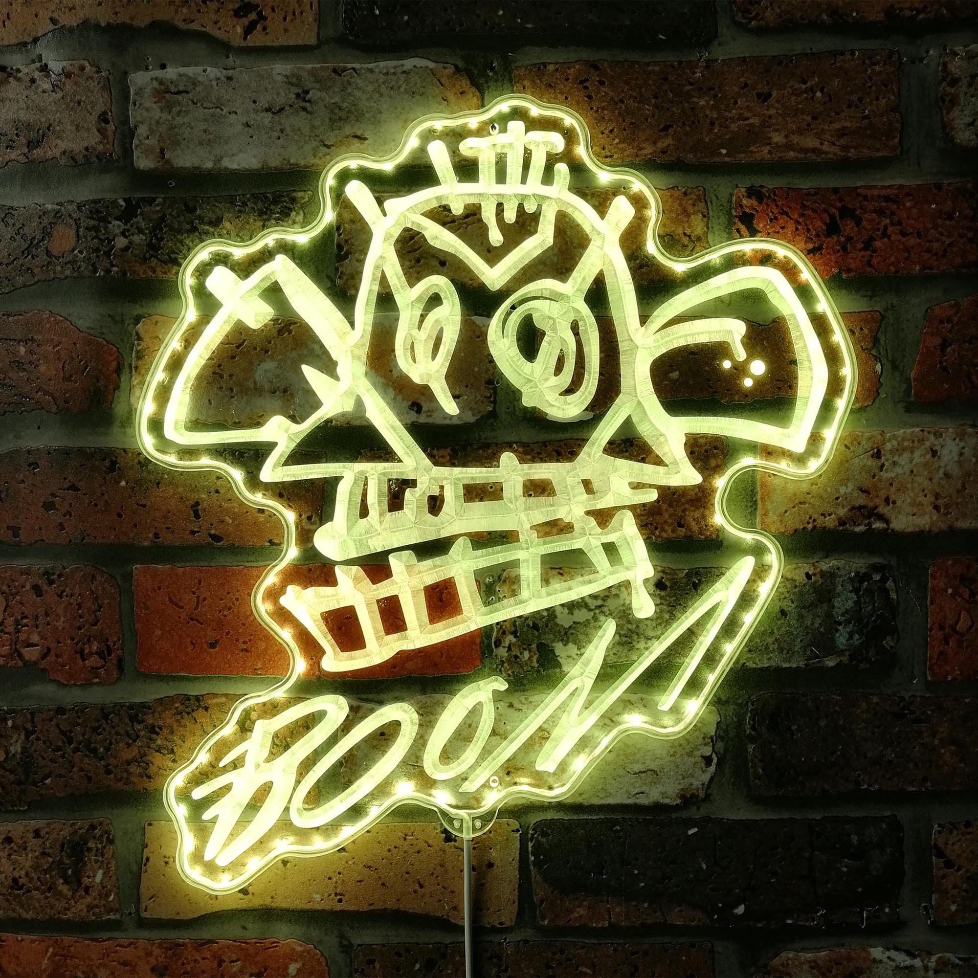 Arcane Jinx Monkey Graffity Neon Dynamic RGB Edge Lit LED Sign