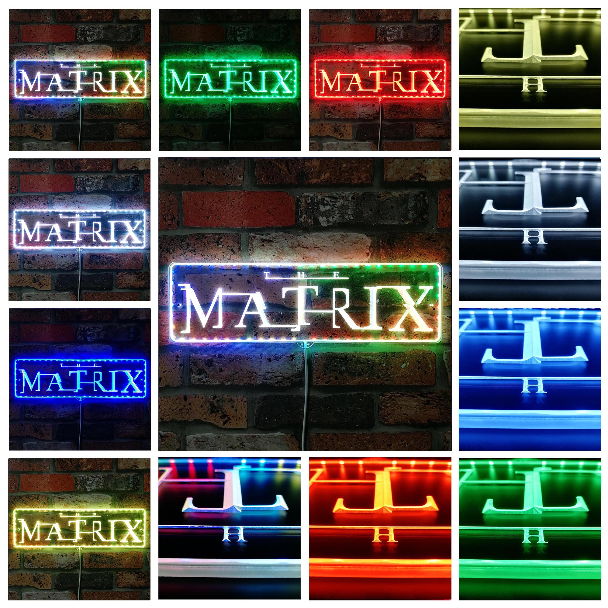 Matrix Dynamic RGB Edge Lit LED Sign