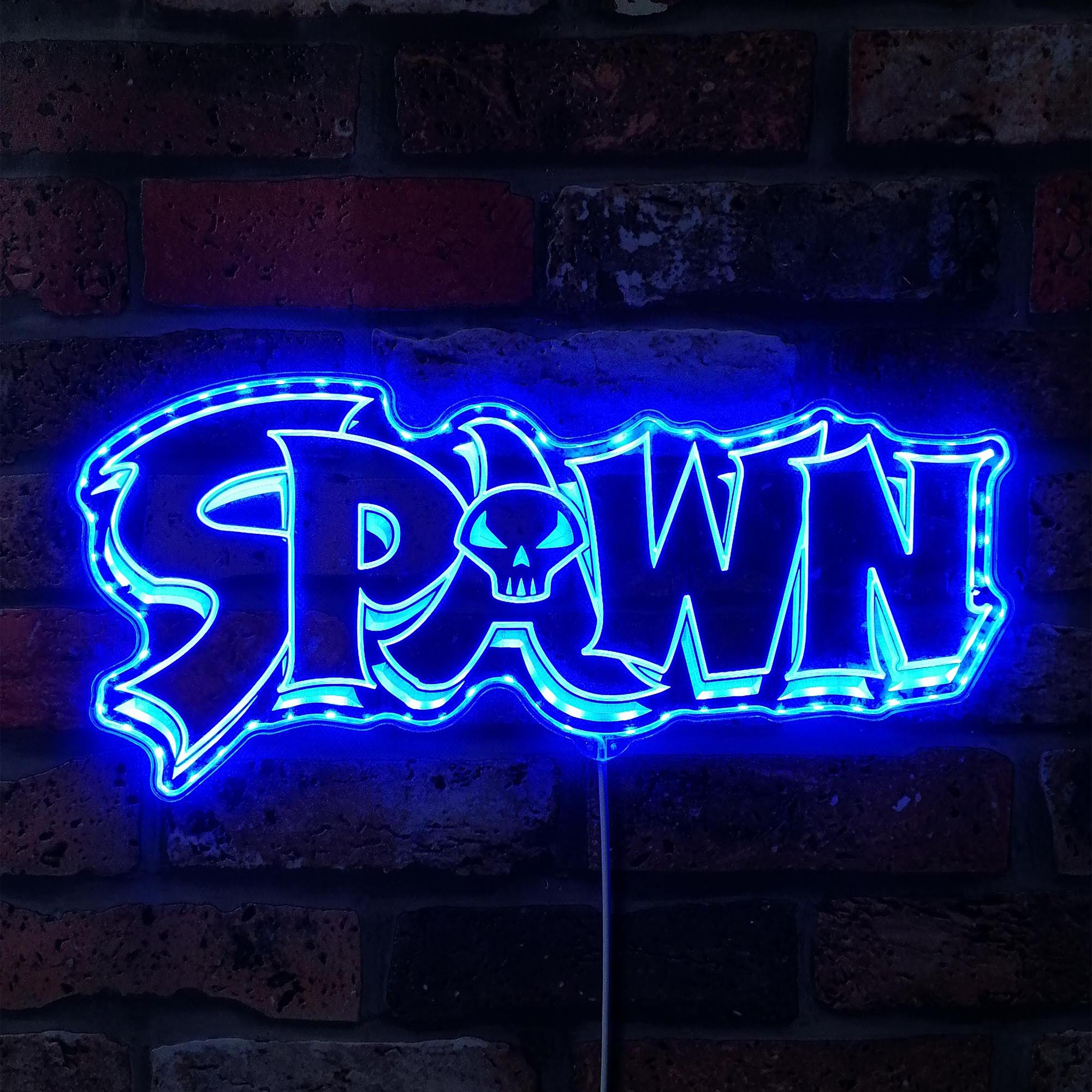 Spawn Comic Room Dynamic RGB Edge Lit LED Sign