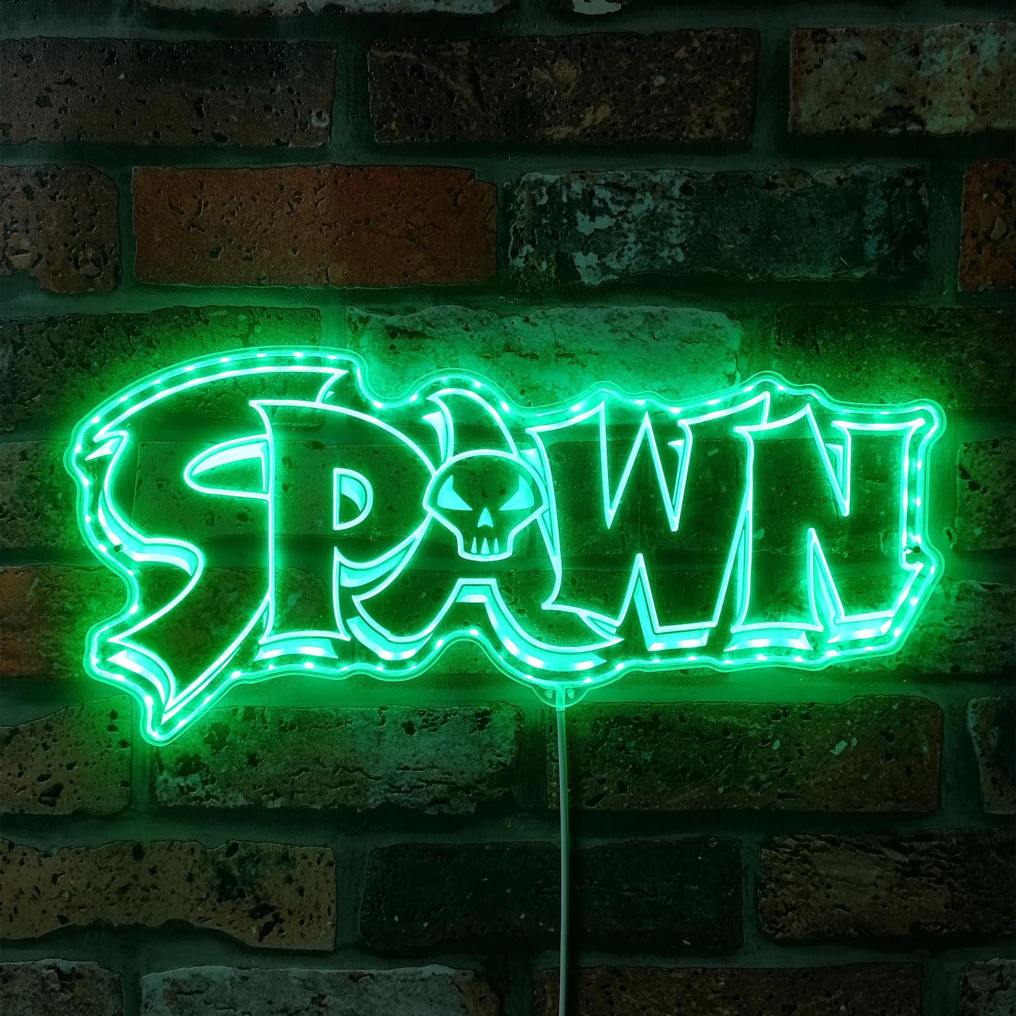 Spawn Comic Room Dynamic RGB Edge Lit LED Sign