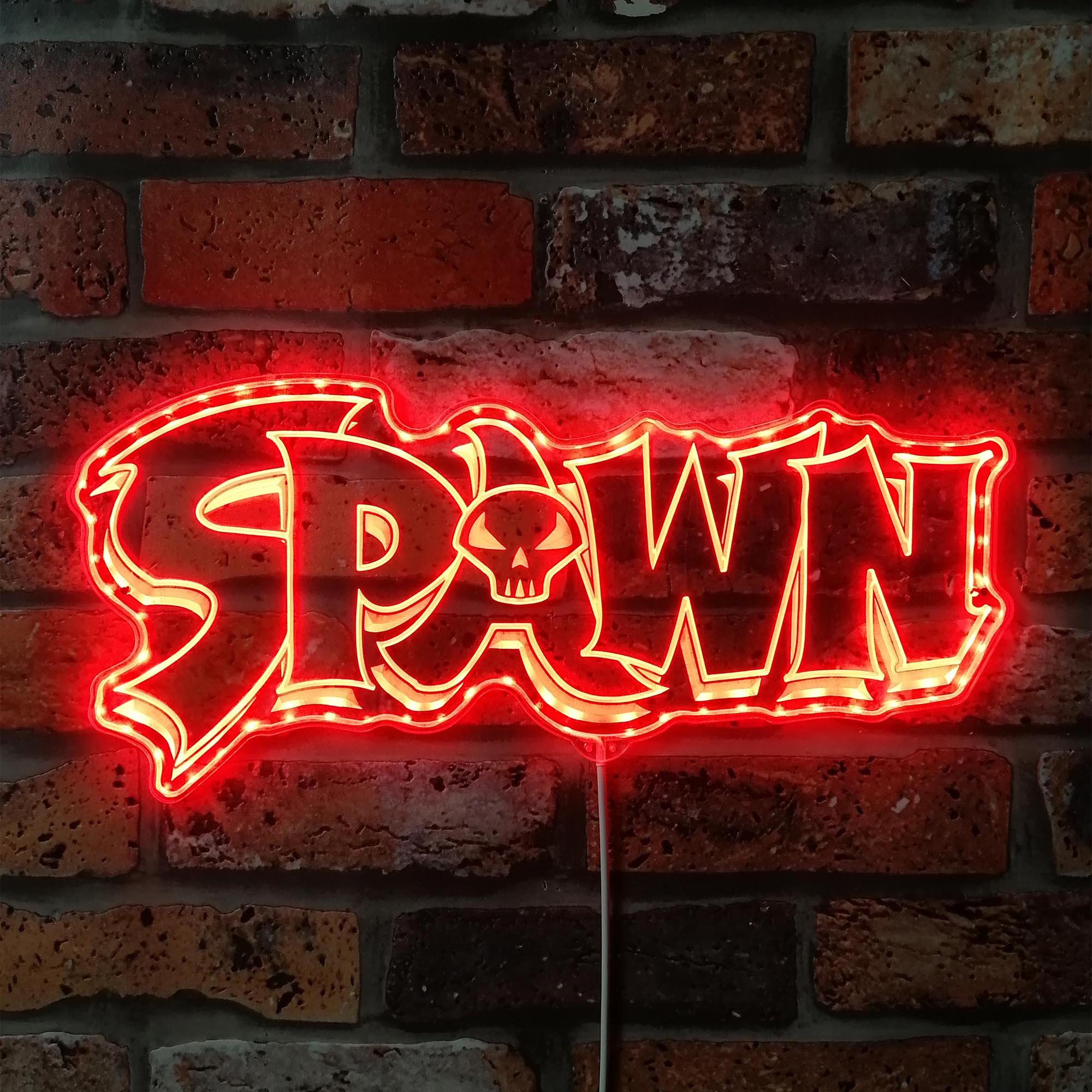 Spawn Comic Room Dynamic RGB Edge Lit LED Sign