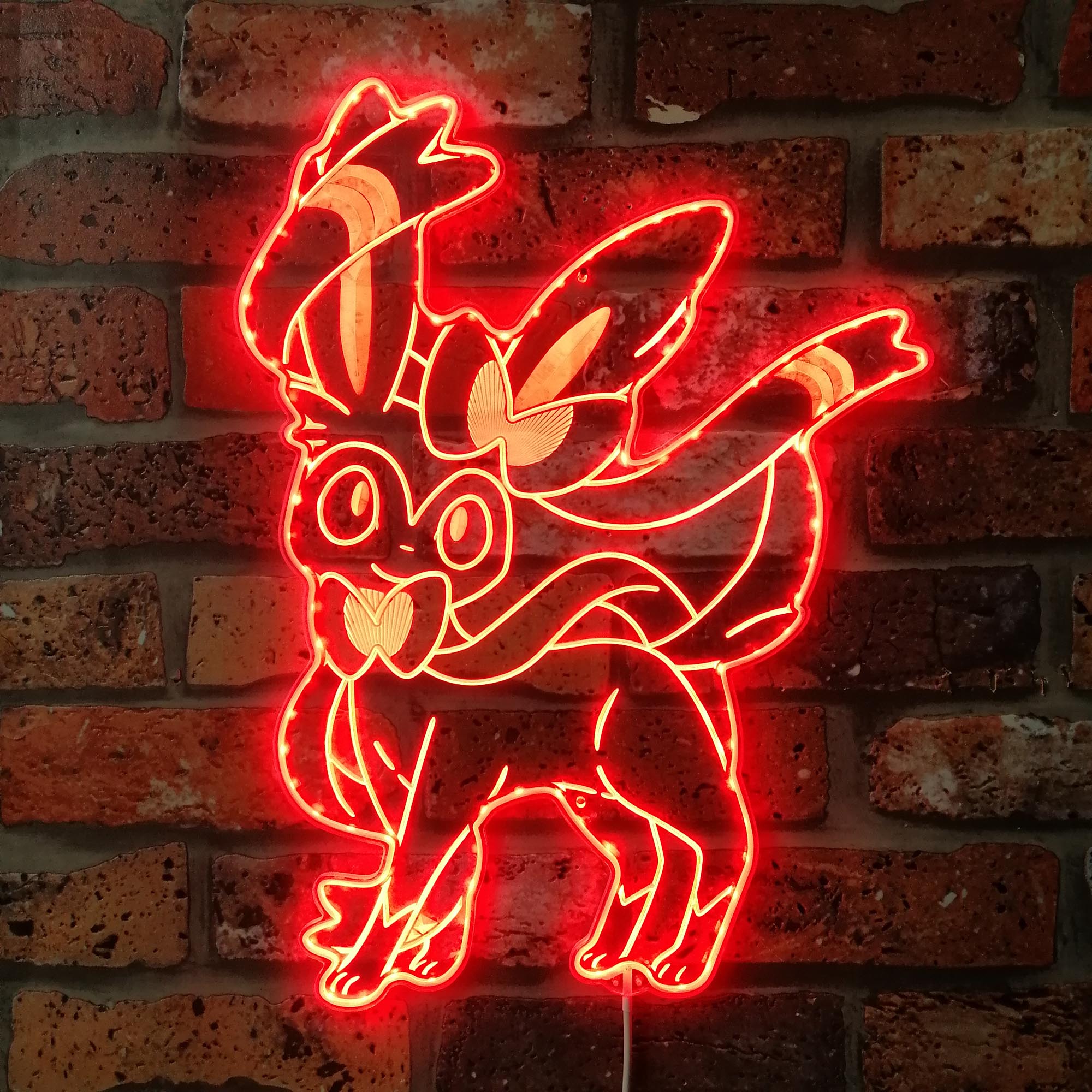 Sylveon Dynamic RGB Edge Lit LED Sign