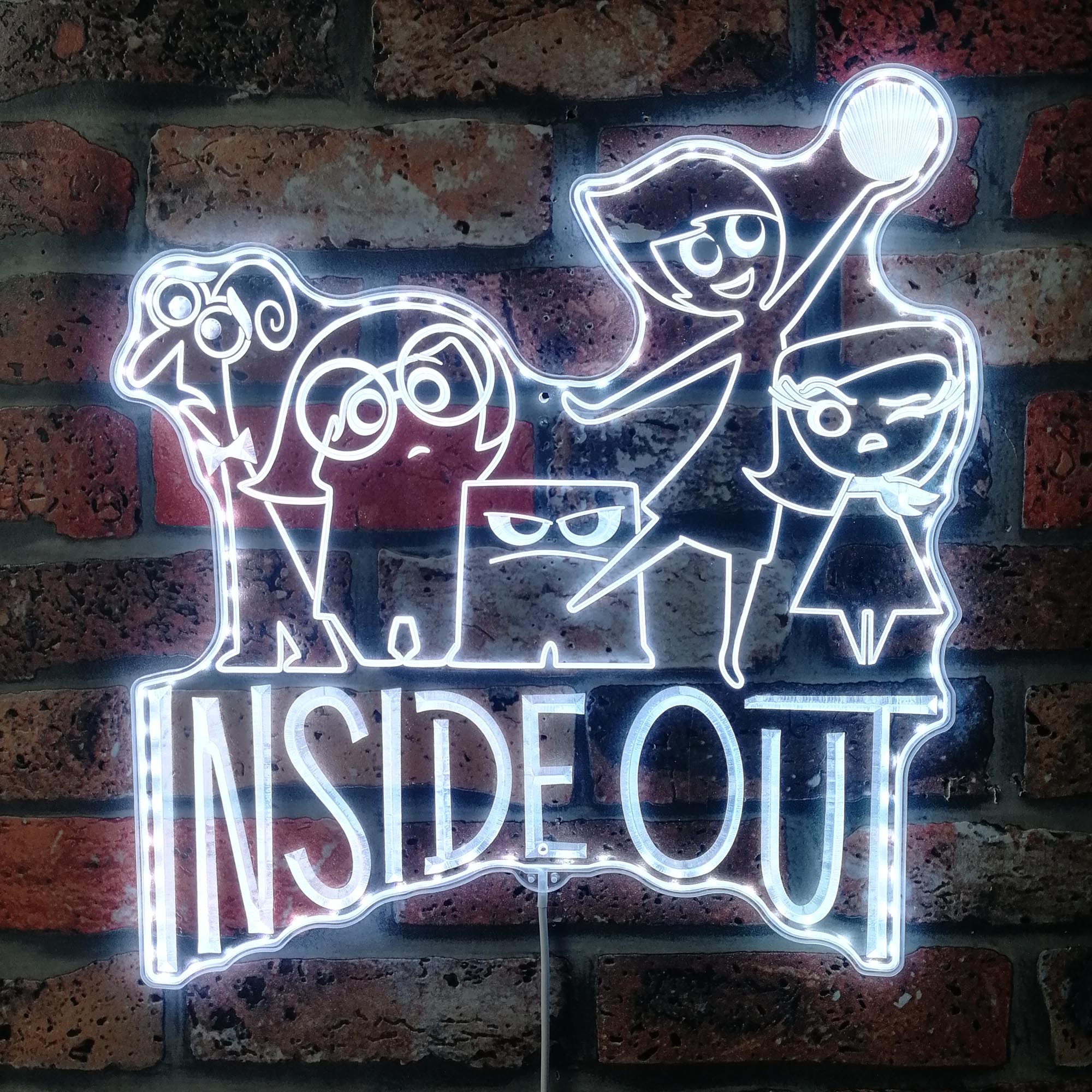 Inside Out Dynamic RGB Edge Lit LED Sign