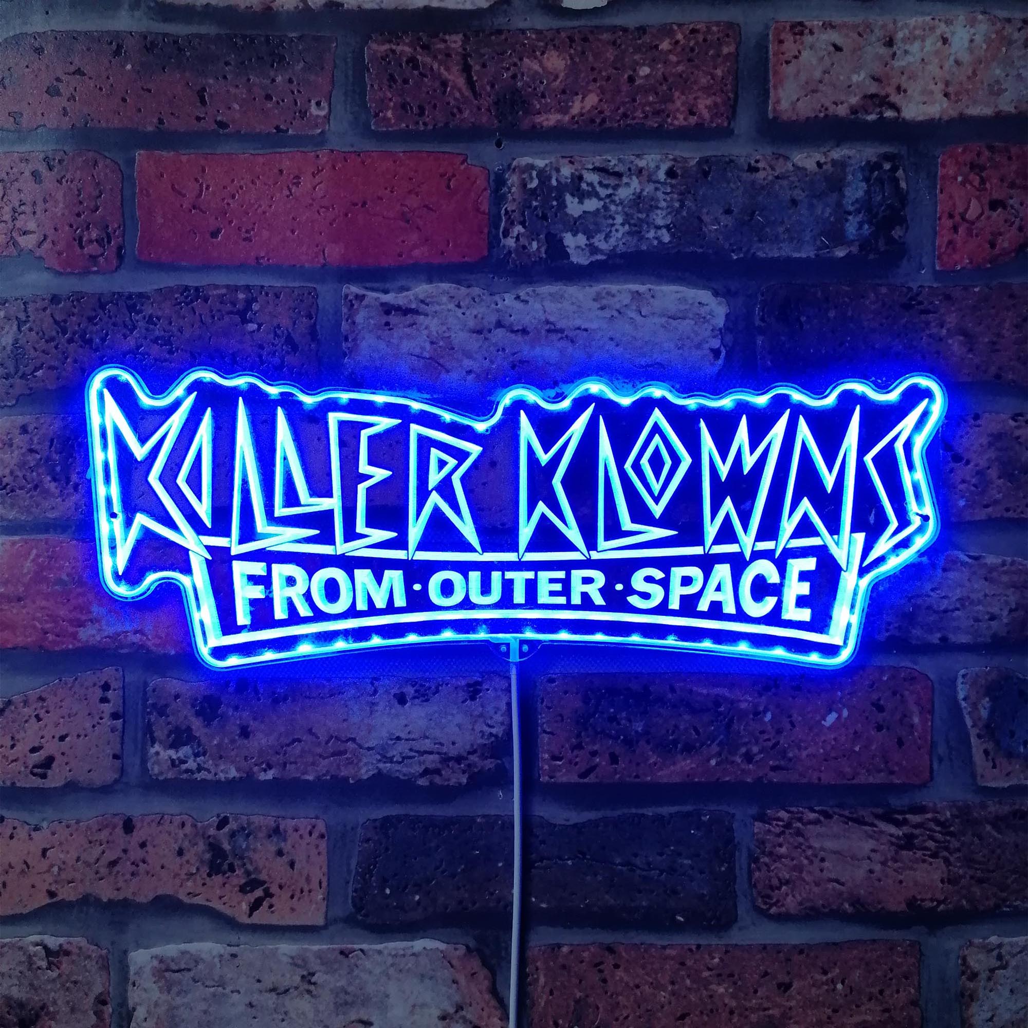 Killer Klowns Dynamic RGB Edge Lit LED Sign