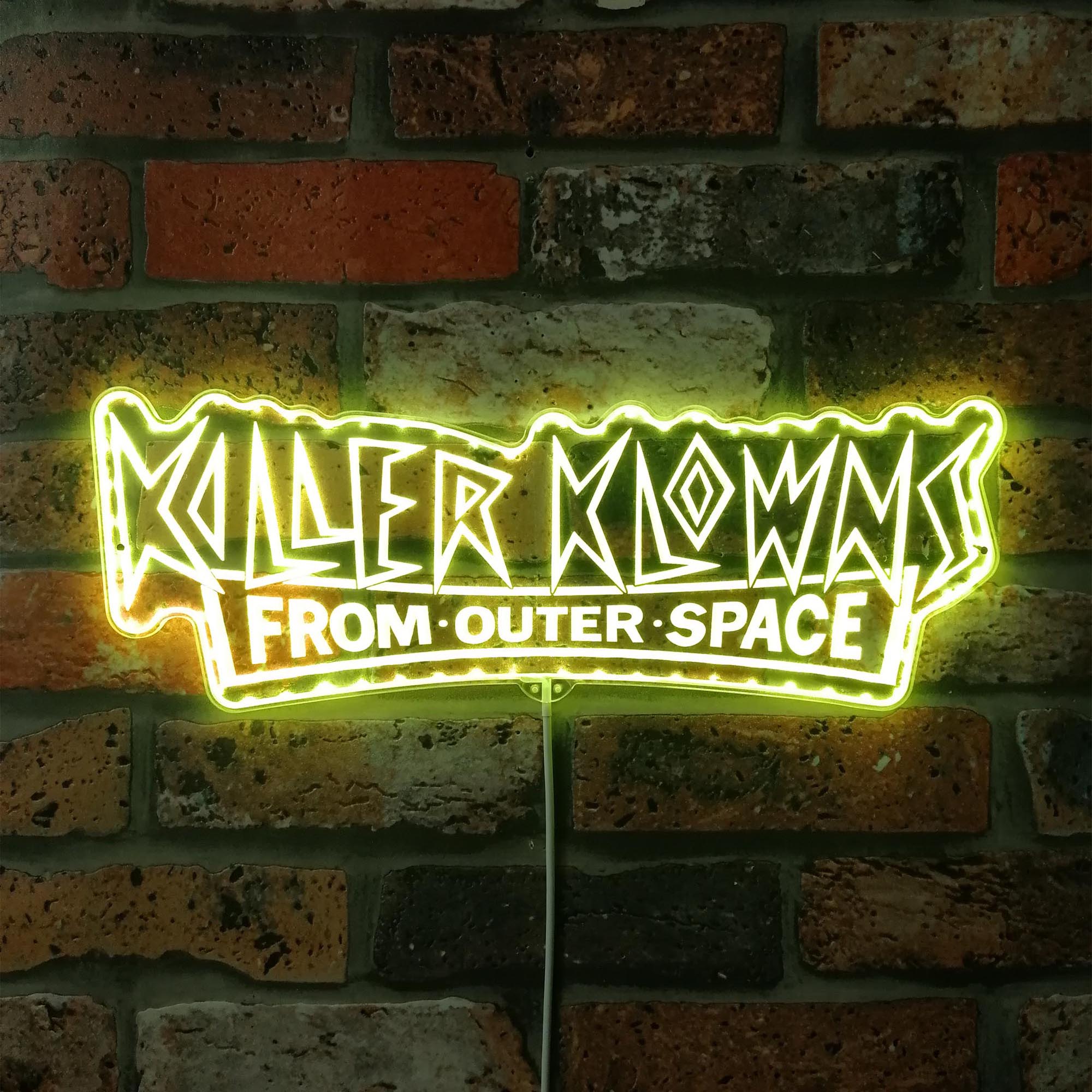 Killer Klowns Dynamic RGB Edge Lit LED Sign