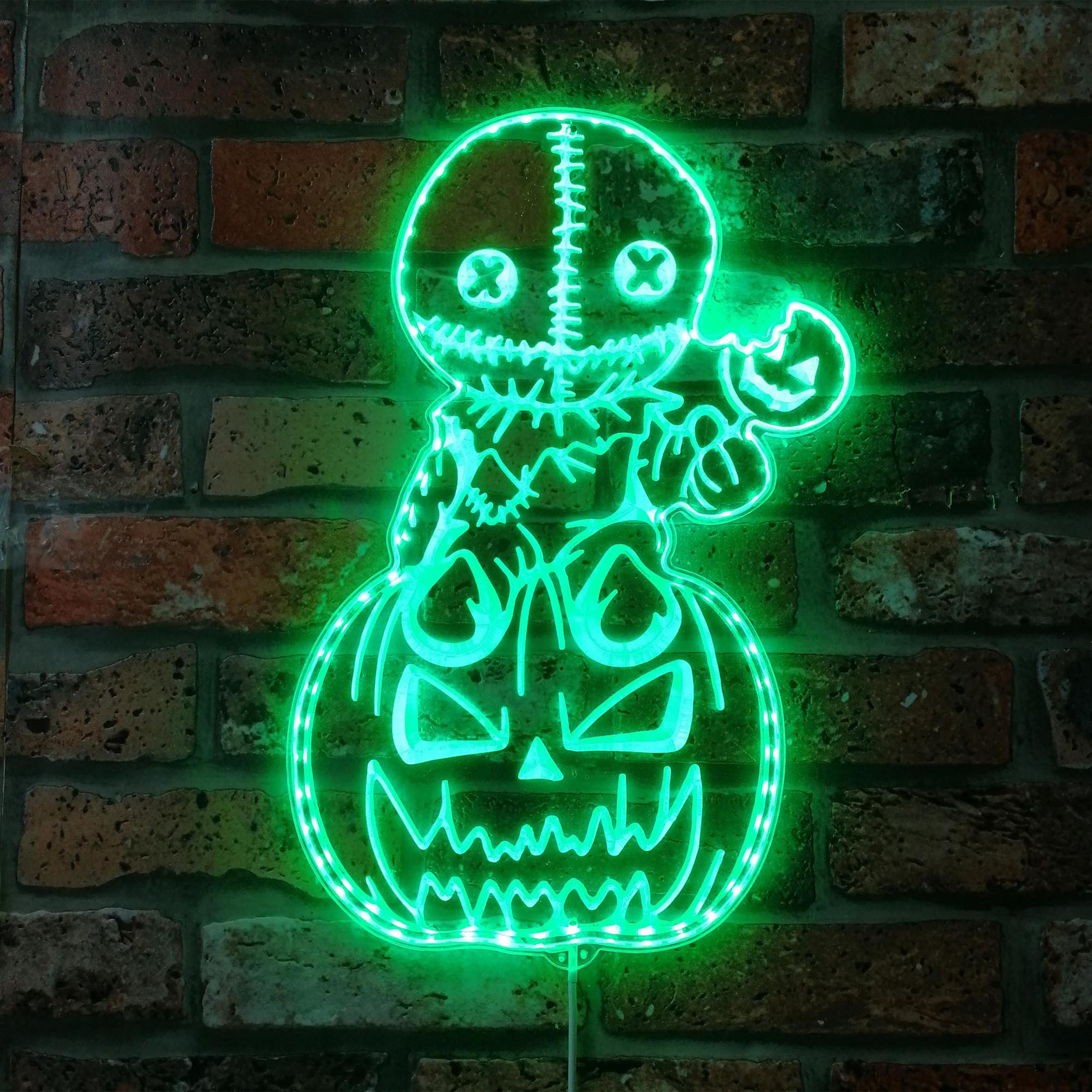 Spirit Halloween Sam Dynamic RGB Edge Lit LED Sign